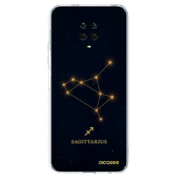 Picasee silikonowe przeźroczyste etui na Xiaomi Redmi Note 9S - SAGITTARIUS