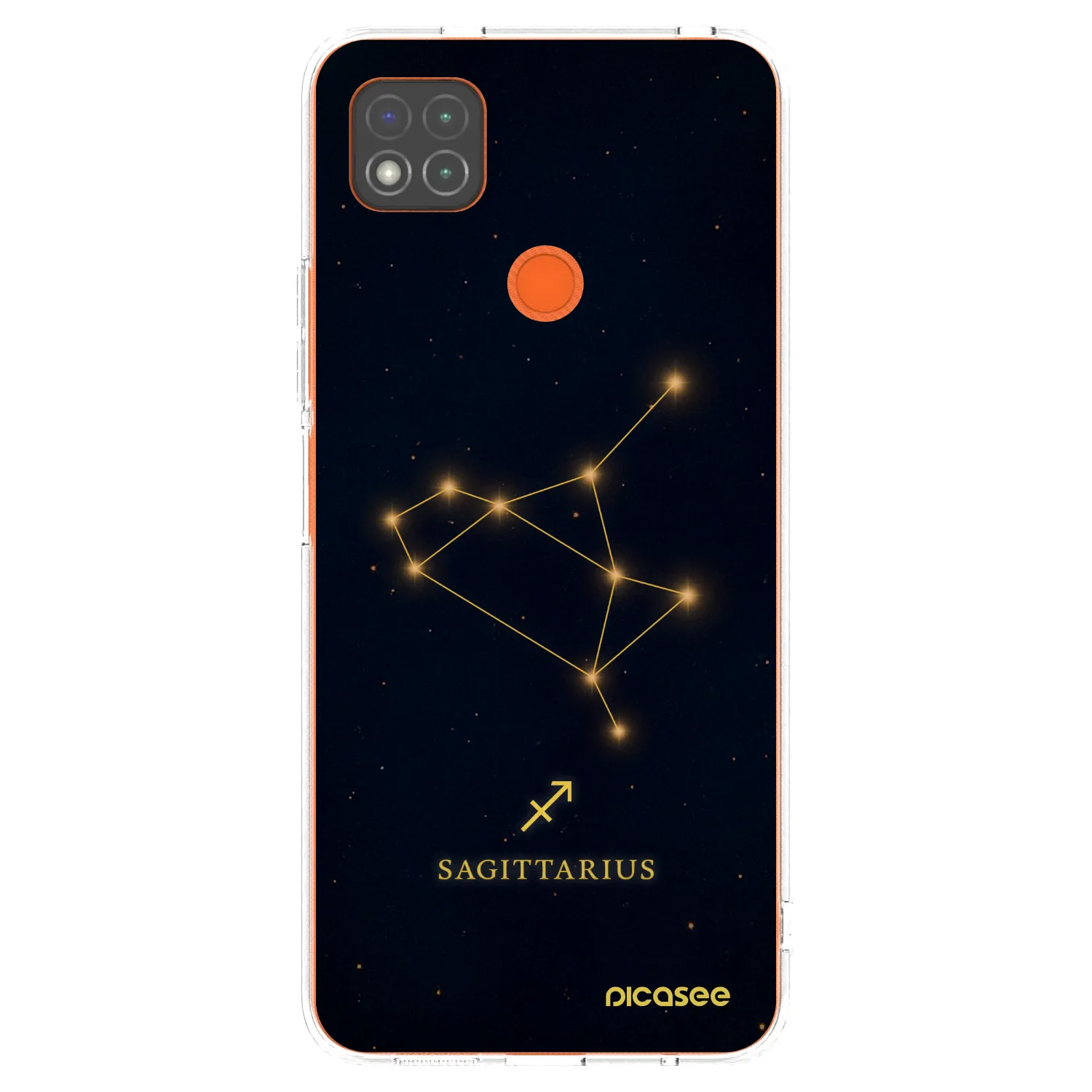 Picasee silikonowe przeźroczyste etui na Xiaomi Redmi 9C - SAGITTARIUS