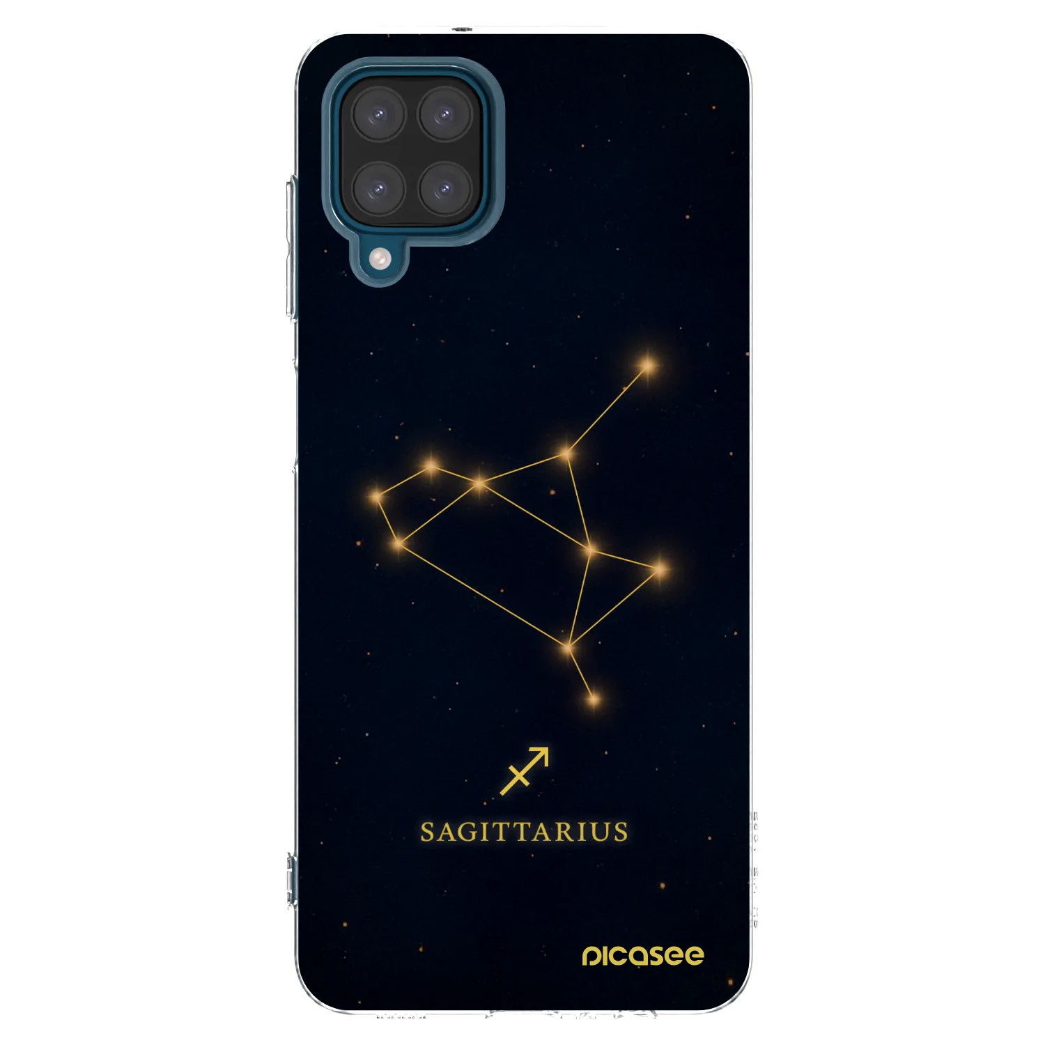 Picasee silikonowe przeźroczyste etui na Samsung Galaxy A12 A125F - SAGITTARIUS