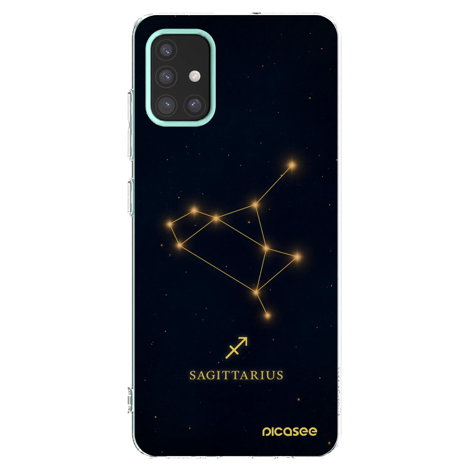 Picasee silikonowe przeźroczyste etui na Samsung Galaxy M31s - SAGITTARIUS