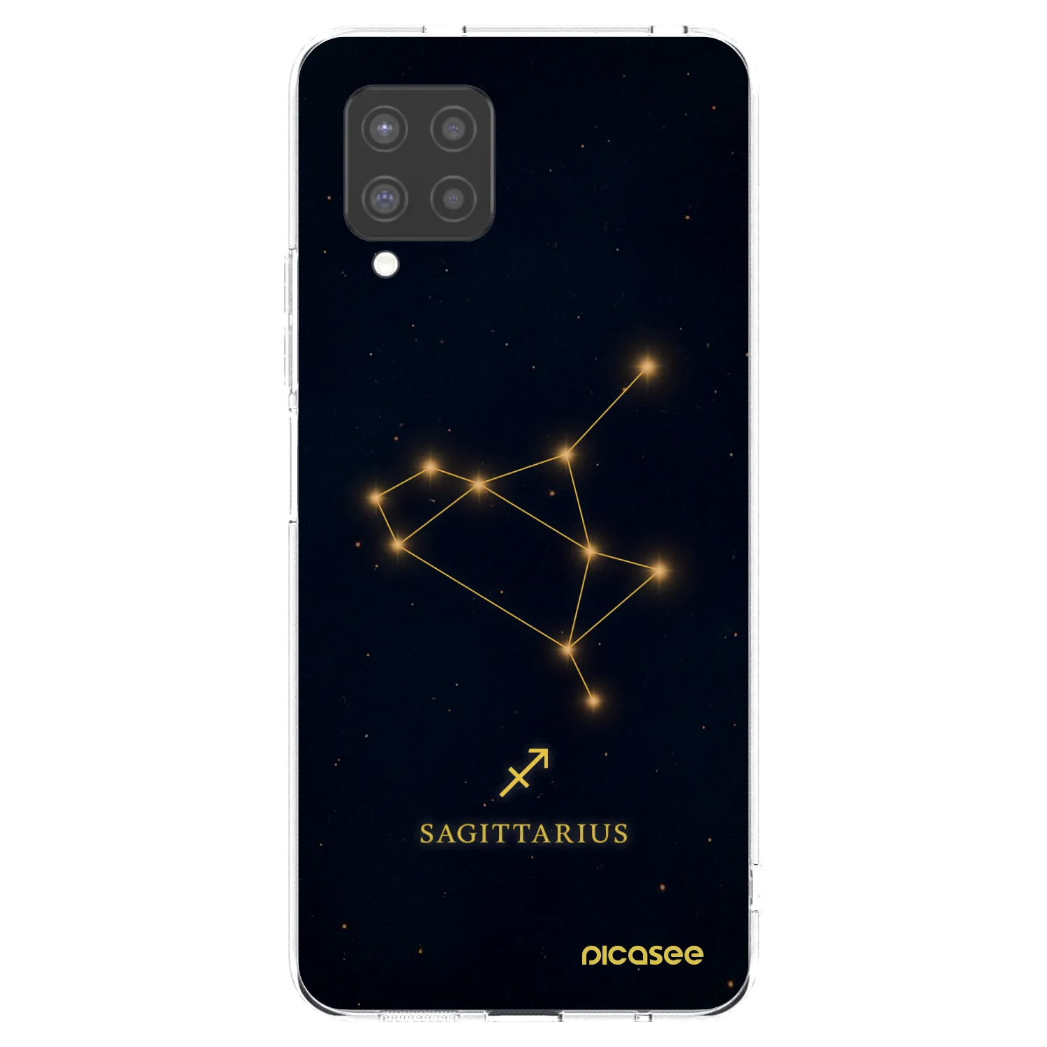 Picasee silikonowe przeźroczyste etui na Samsung Galaxy A42 A426B - SAGITTARIUS