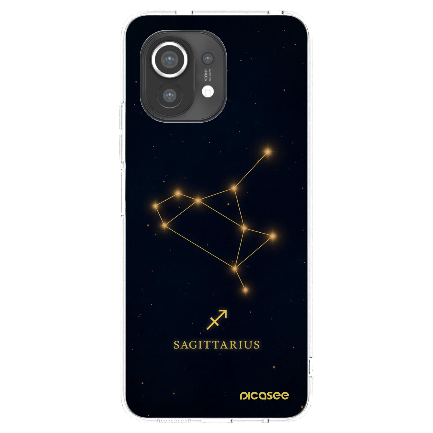 Picasee silikonowe przeźroczyste etui na Xiaomi Mi 11 - SAGITTARIUS