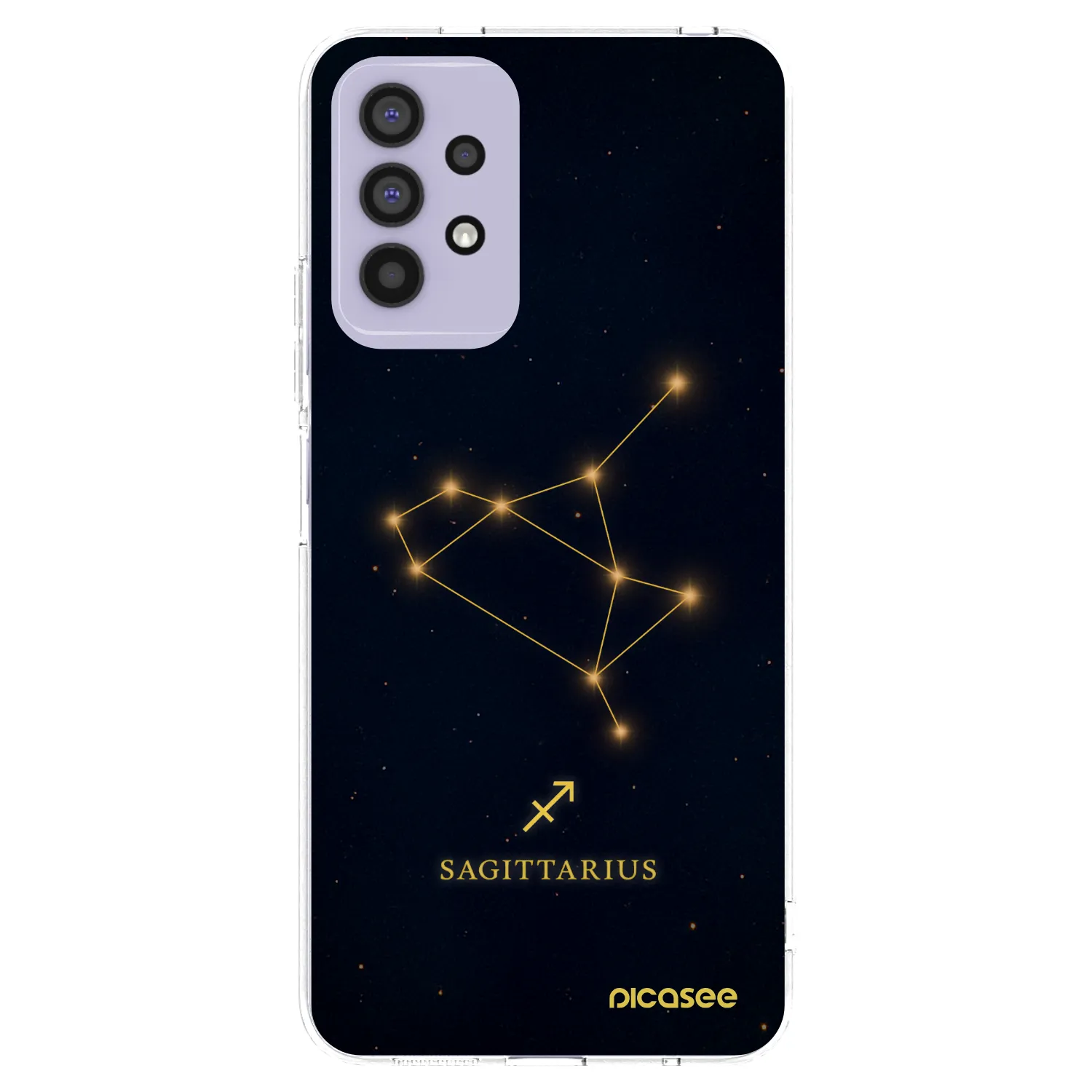 Picasee silikonowe przeźroczyste etui na Samsung Galaxy A32 4G SM-A325F - SAGITTARIUS
