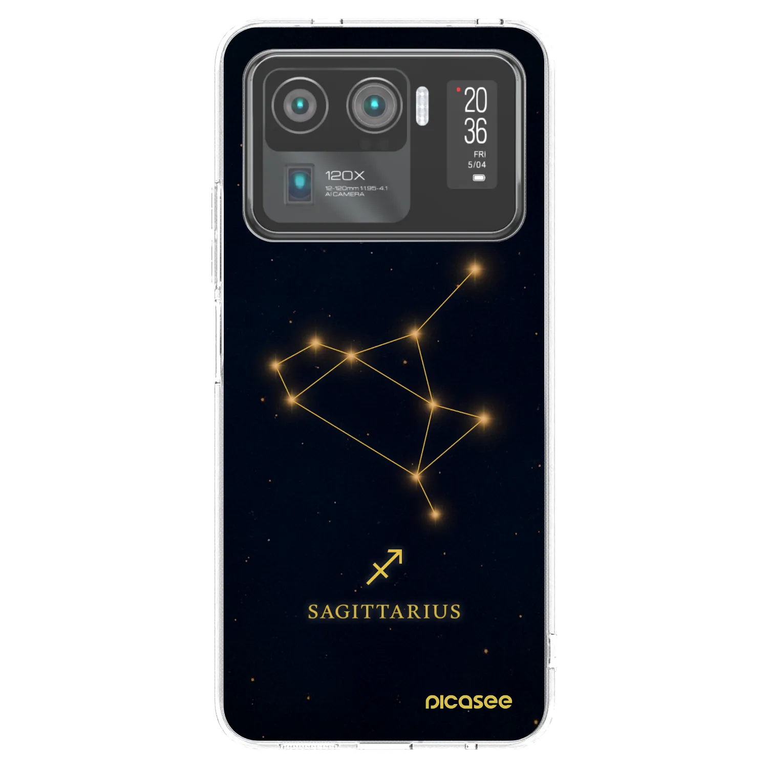 Picasee silikonowe przeźroczyste etui na Xiaomi Mi 11 Ultra - SAGITTARIUS