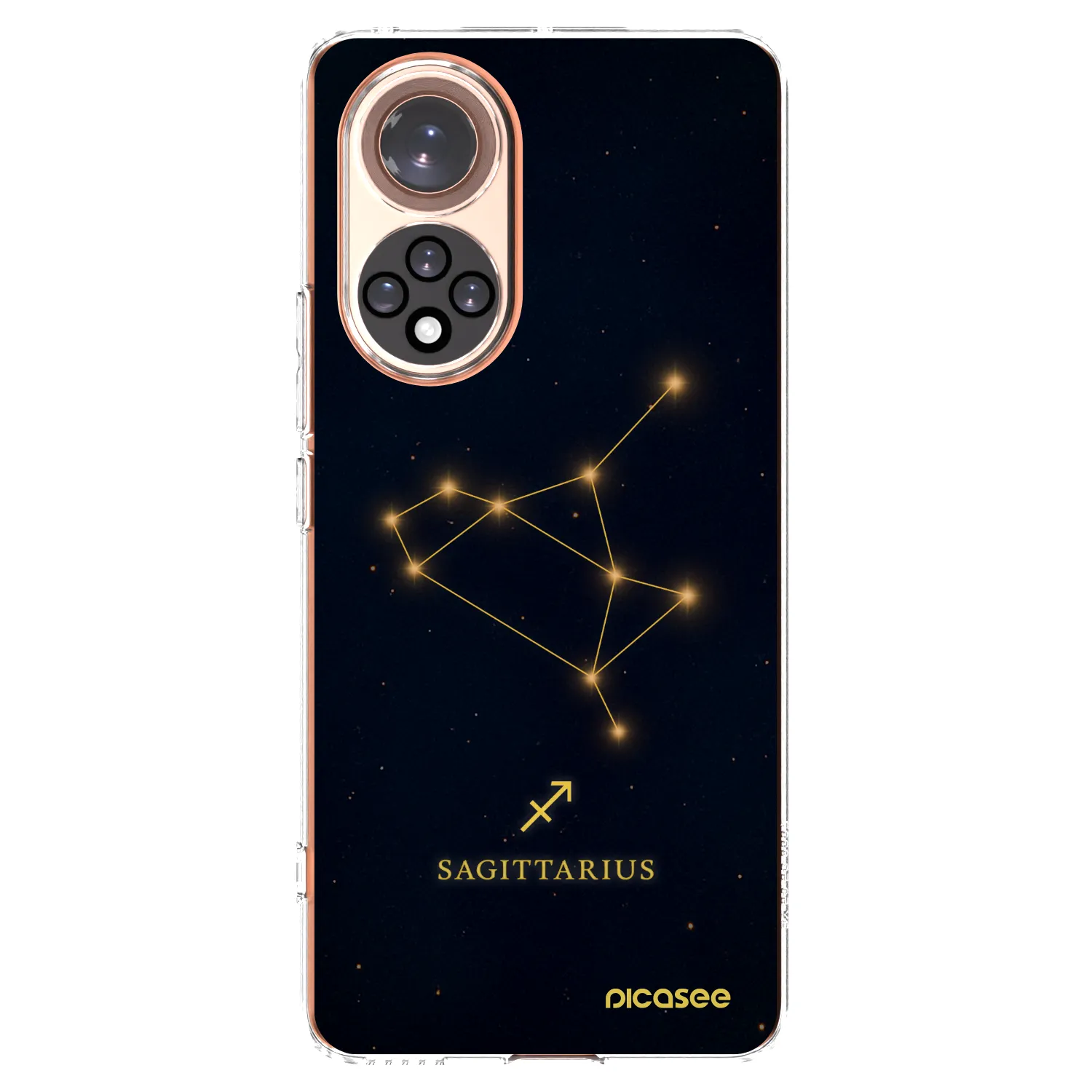 Picasee silikonowe przeźroczyste etui na Honor 50 5G - SAGITTARIUS