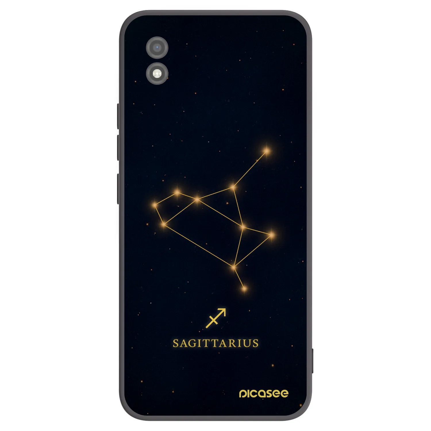 Picasee silikonowe czarne etui na Realme C11 (2021) - SAGITTARIUS