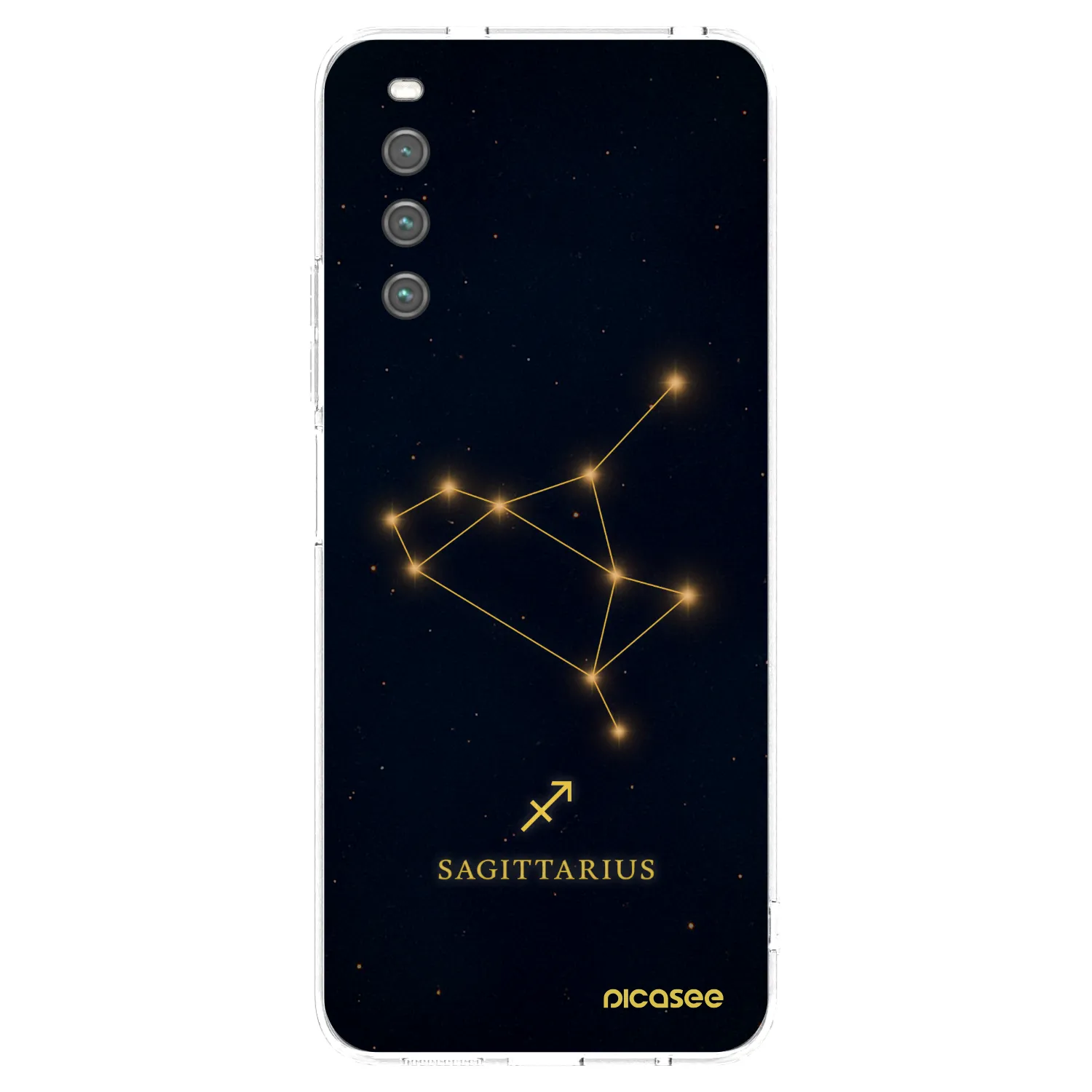 Picasee silikonowe przeźroczyste etui na Sony Xperia 10 IV 5G - SAGITTARIUS