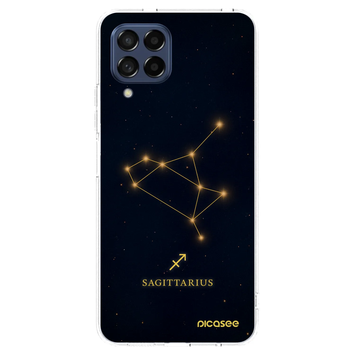 Picasee silikonowe przeźroczyste etui na Samsung Galaxy M53 5G - SAGITTARIUS