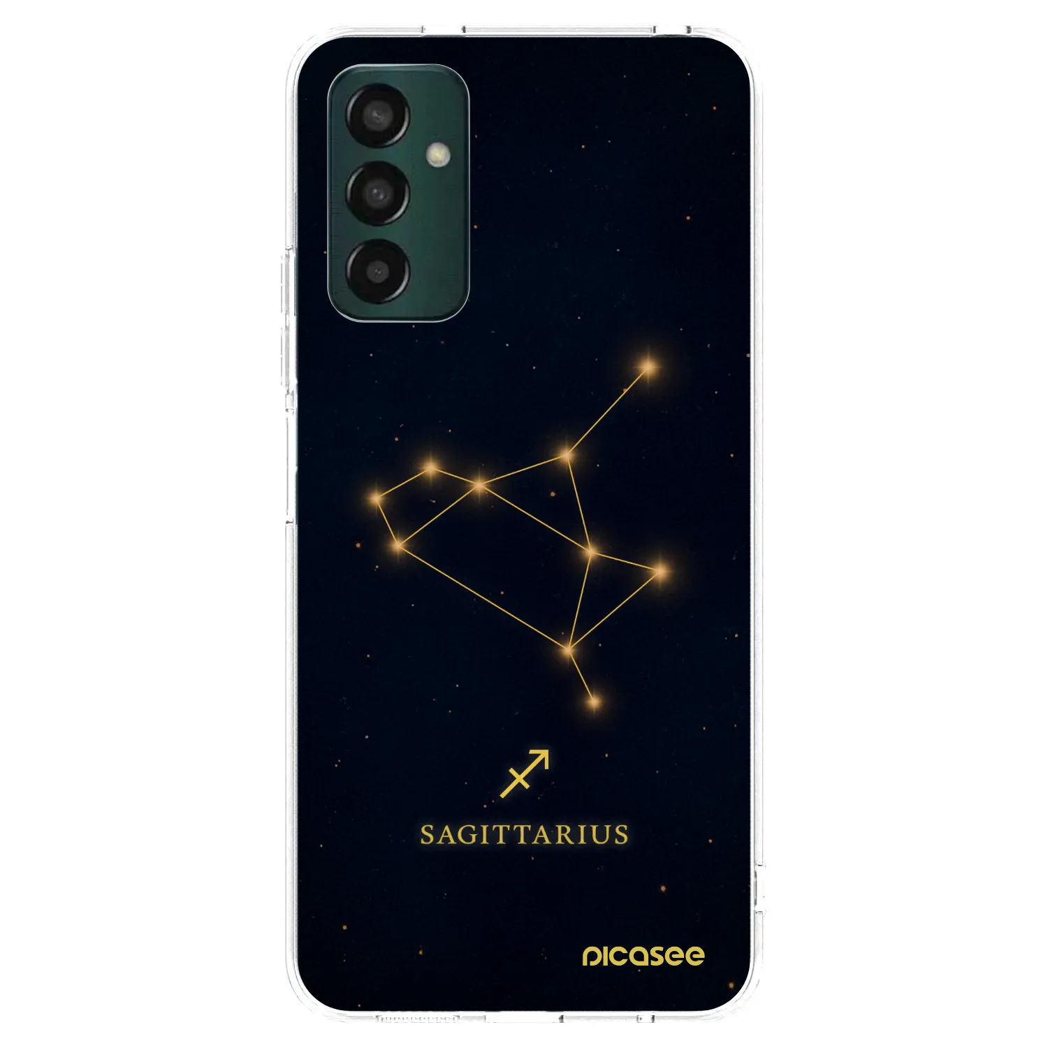 Picasee silikonowe przeźroczyste etui na Samsung Galaxy M13 M135F - SAGITTARIUS