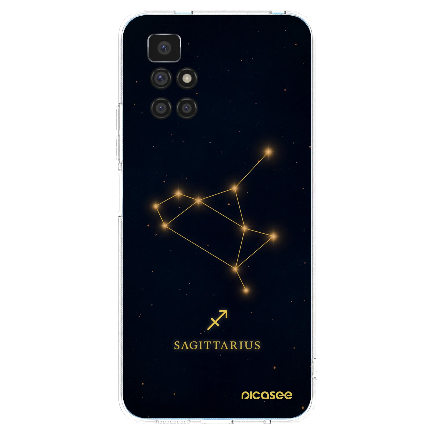 Picasee silikonowe przeźroczyste etui na Xiaomi Redmi 10 (2022) - SAGITTARIUS