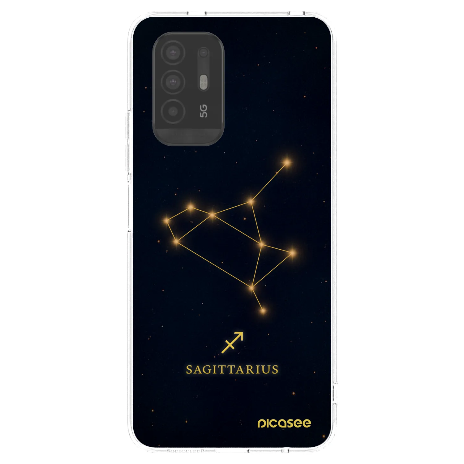 Picasee silikonowe przeźroczyste etui na OPPO A94 5G - SAGITTARIUS