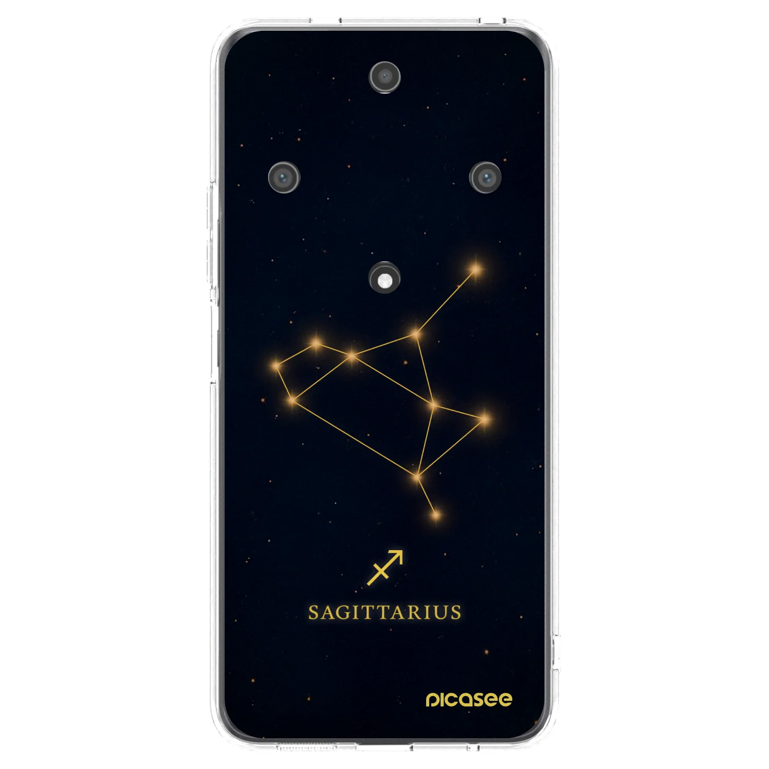Picasee silikonowe przeźroczyste etui na Honor Magic5 Lite 5G - SAGITTARIUS