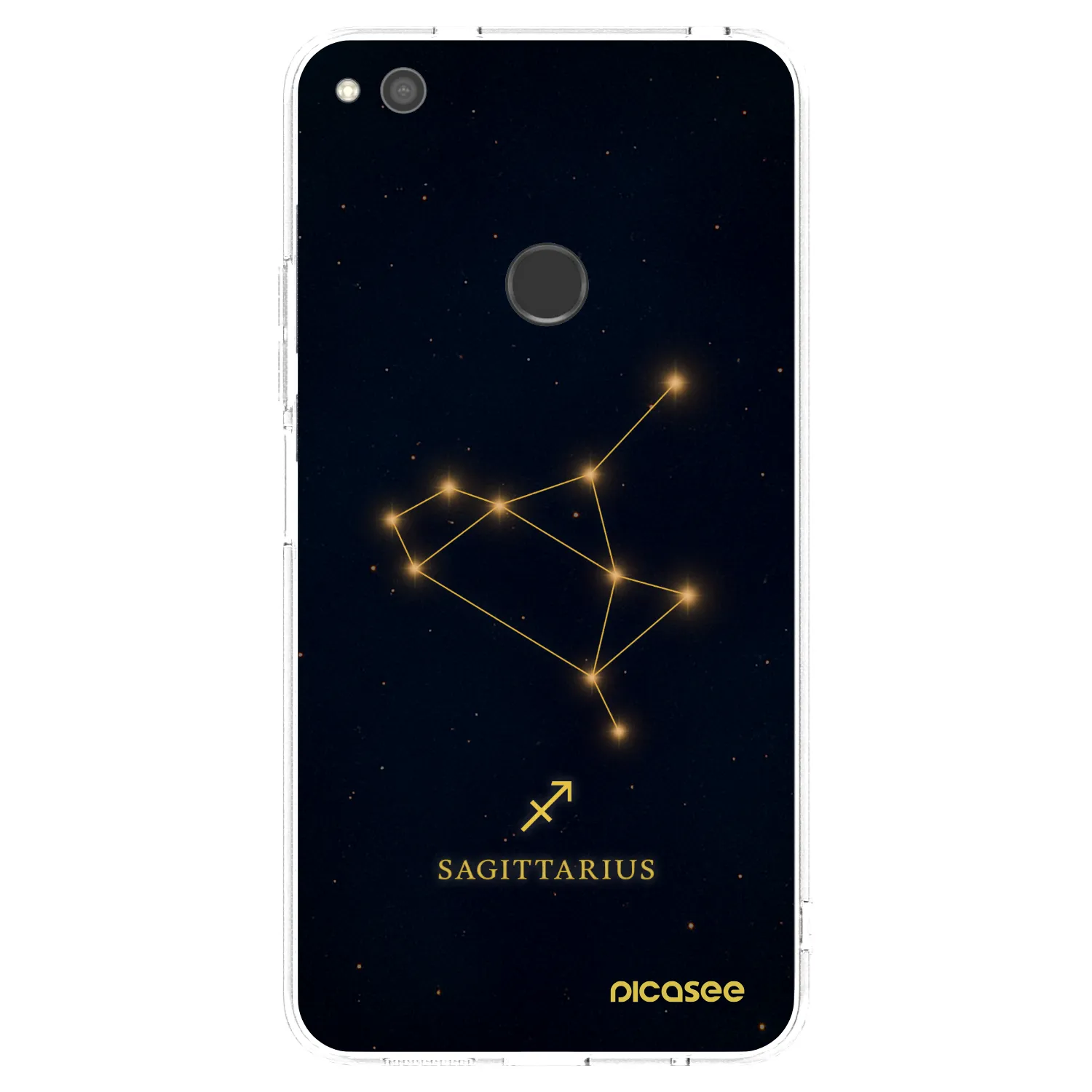 Picasee silikonowe przeźroczyste etui na Huawei P9 Lite 2017 - SAGITTARIUS