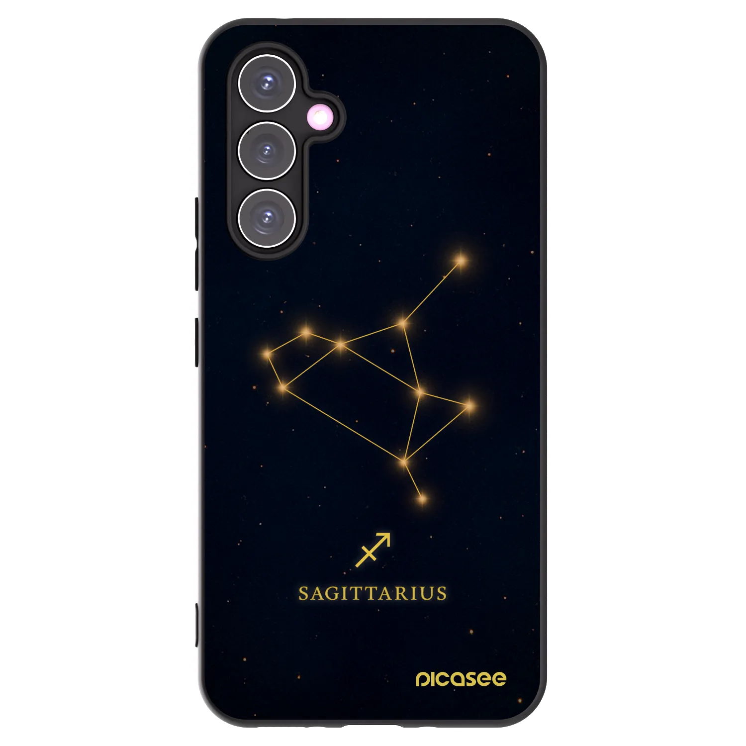 Picasee silikonowe czarne etui na Samsung Galaxy A54 5G A546B - SAGITTARIUS