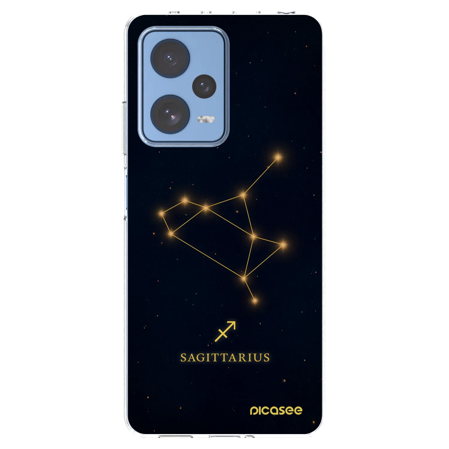 Picasee silikonowe przeźroczyste etui na Xiaomi Redmi Note 12 Pro 5G - SAGITTARIUS
