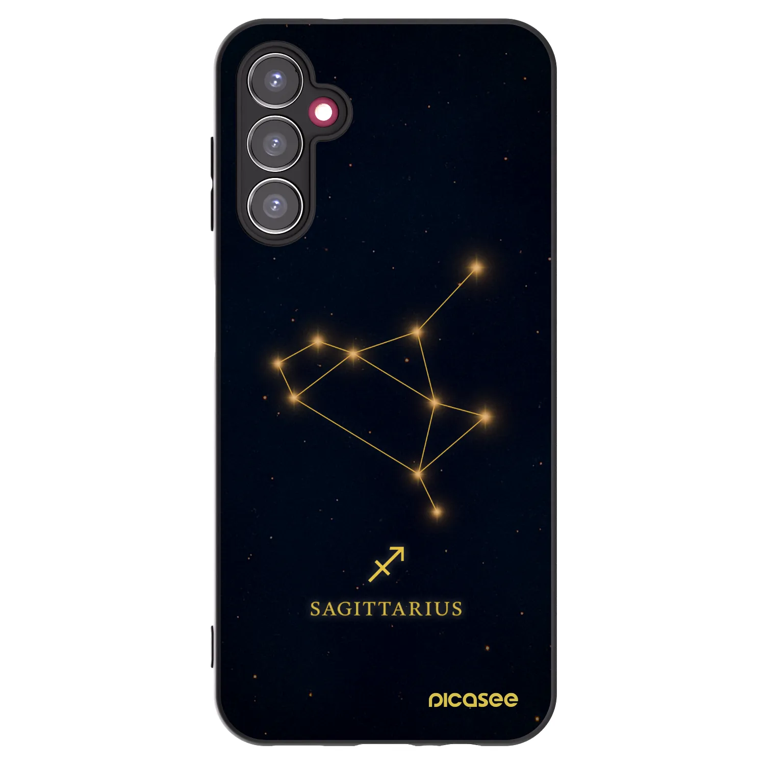 Picasee silikonowe czarne etui na Samsung Galaxy A14 5G A146P - SAGITTARIUS