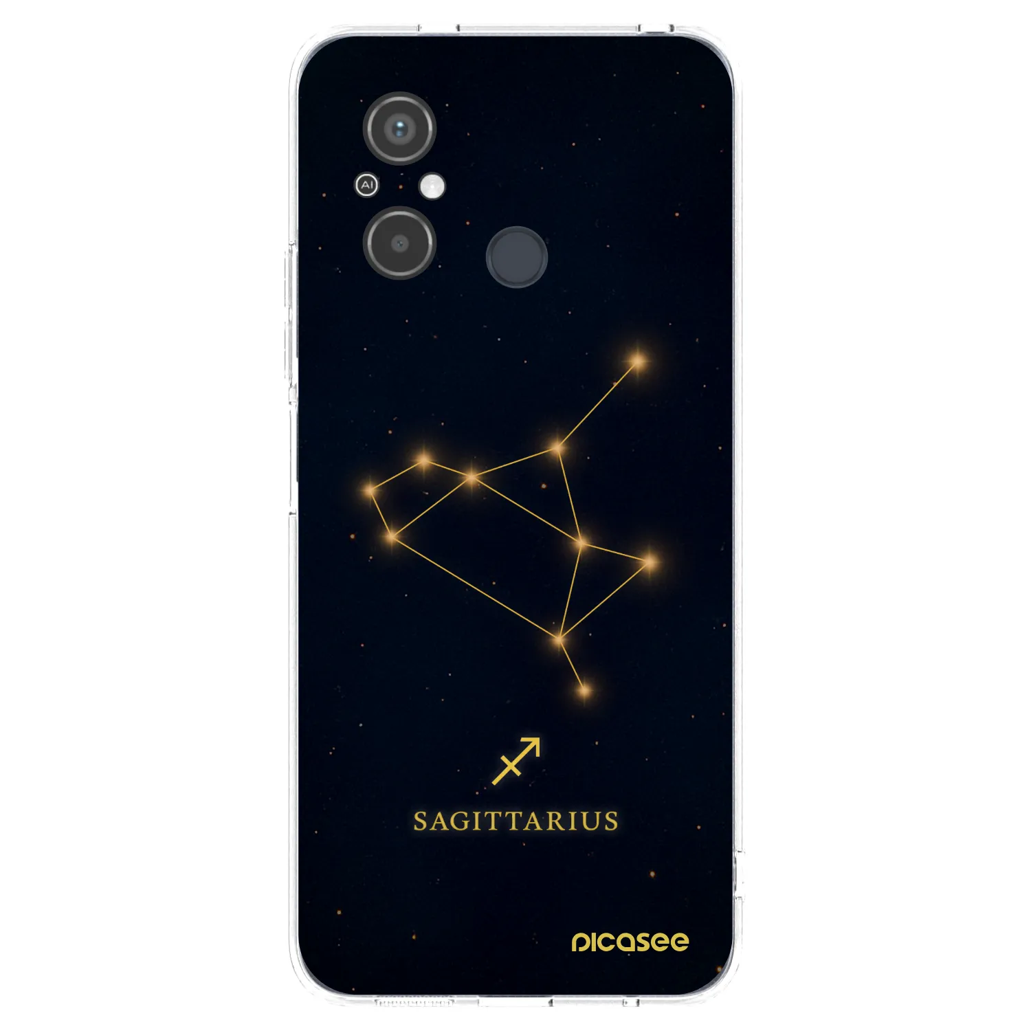 Picasee silikonowe przeźroczyste etui na Xiaomi Redmi 12C - SAGITTARIUS