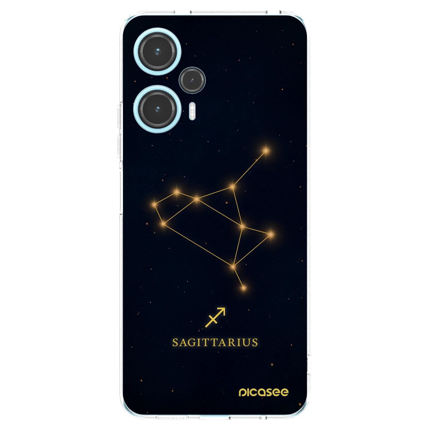 Picasee silikonowe przeźroczyste etui na Xiaomi Poco F5 - SAGITTARIUS