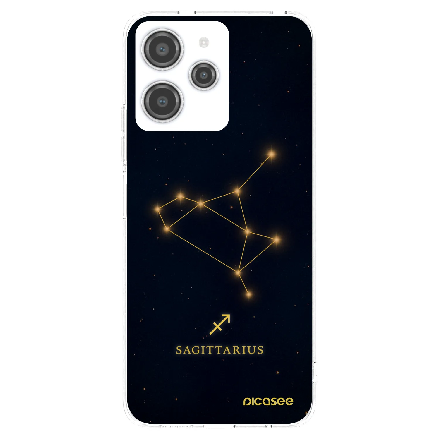 Picasee silikonowe przeźroczyste etui na Xiaomi Redmi 12 4G - SAGITTARIUS