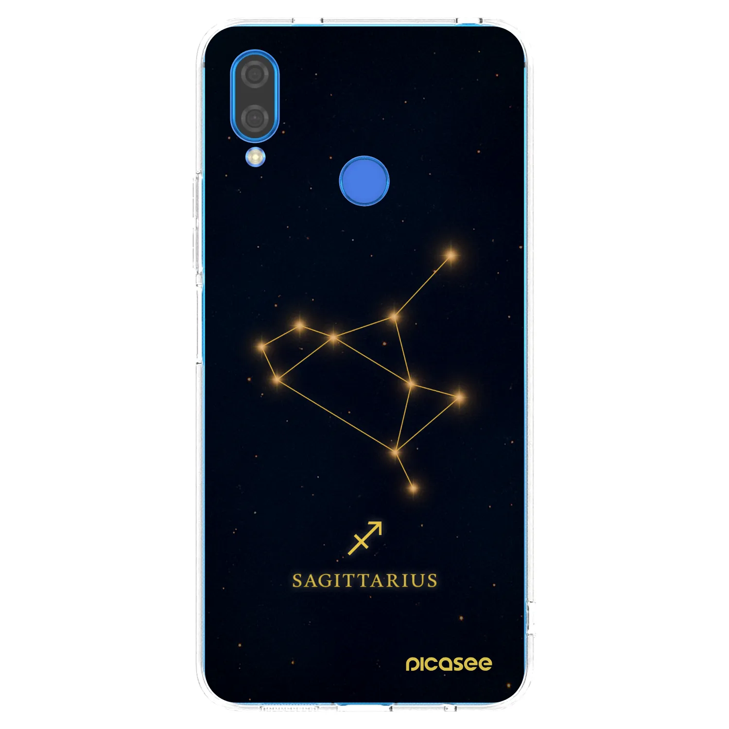Picasee silikonowe przeźroczyste etui na Huawei Nova 3i - SAGITTARIUS