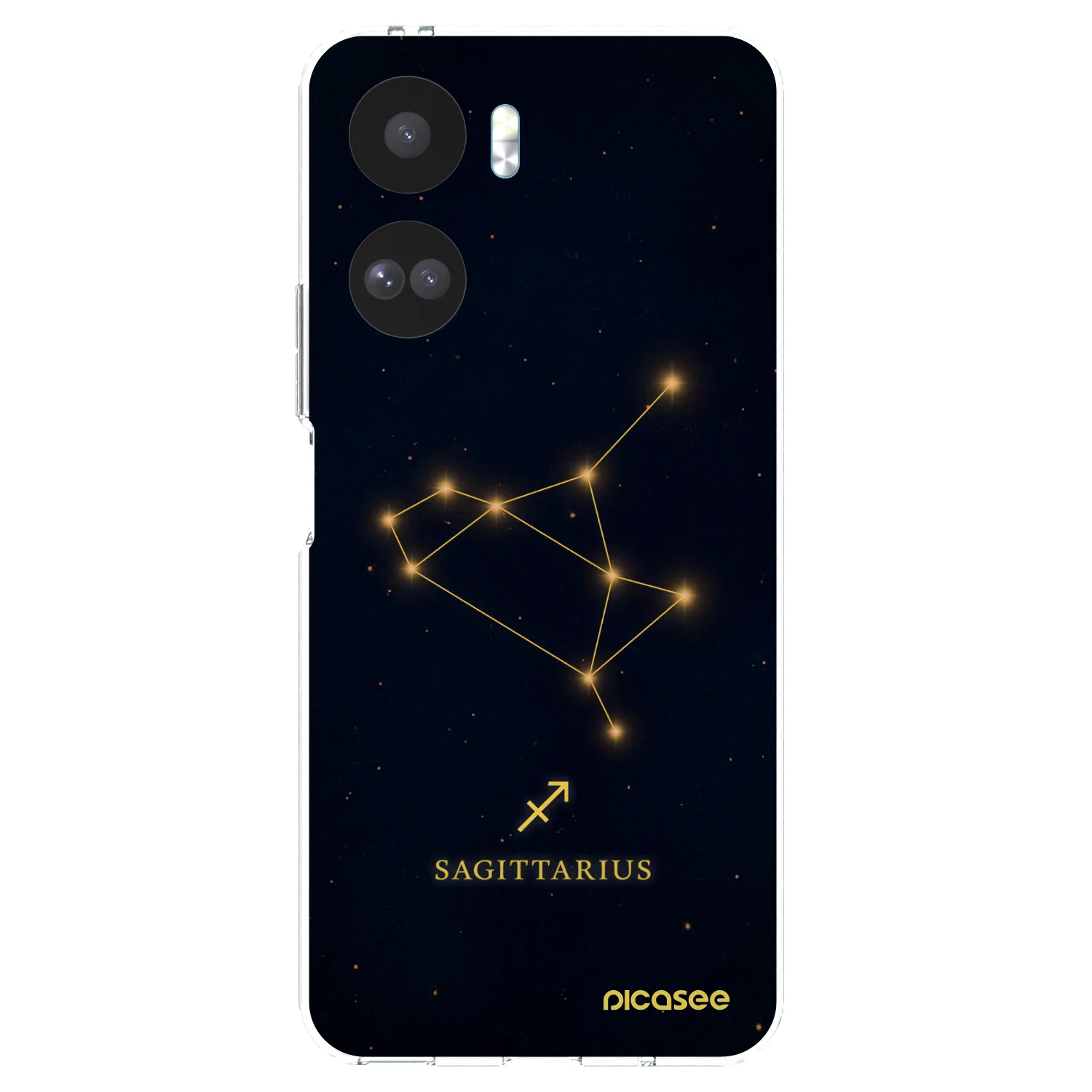 Picasee silikonowe przeźroczyste etui na Honor 90 Lite 5G - SAGITTARIUS