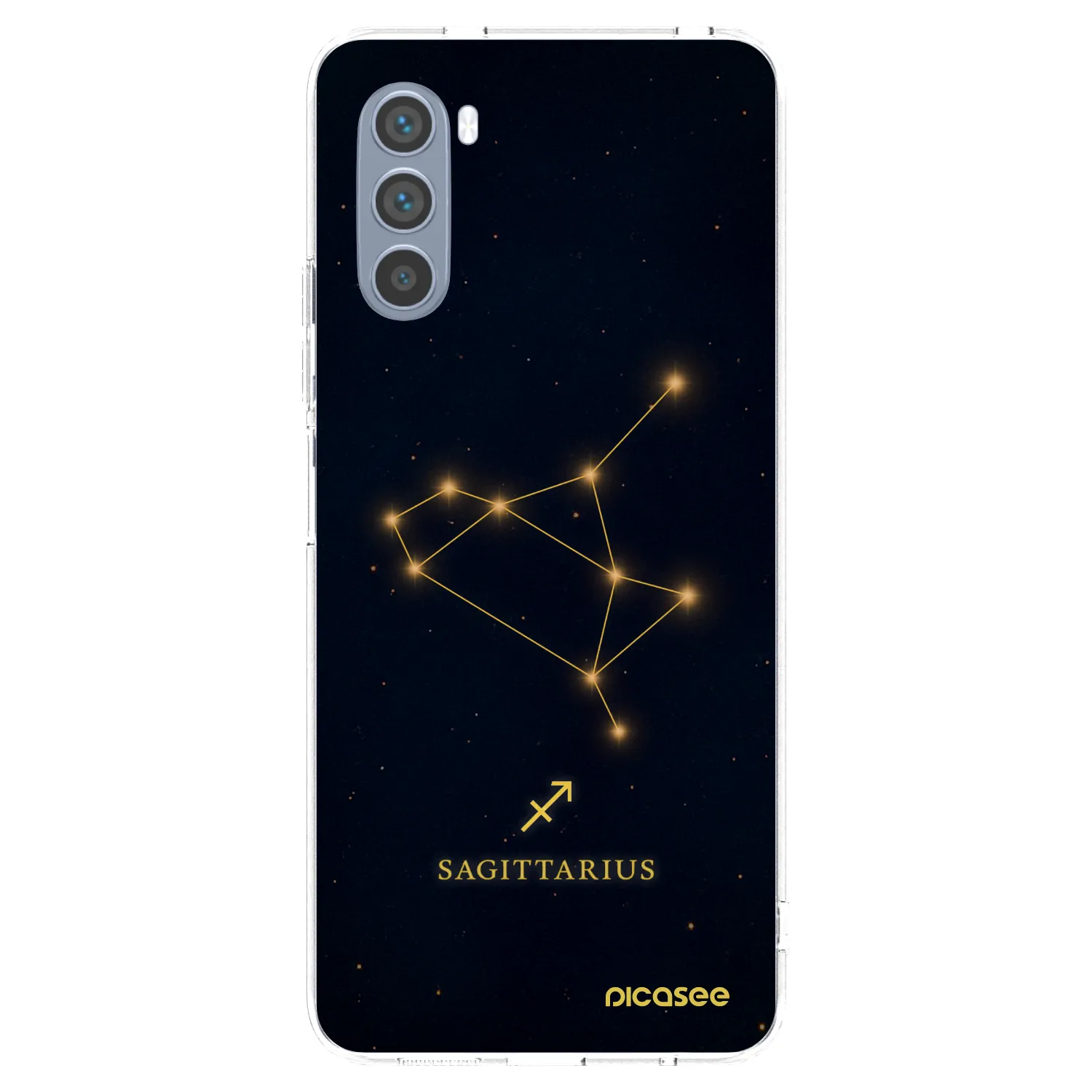 Picasee silikonowe przeźroczyste etui na Motorola Moto G62 - SAGITTARIUS