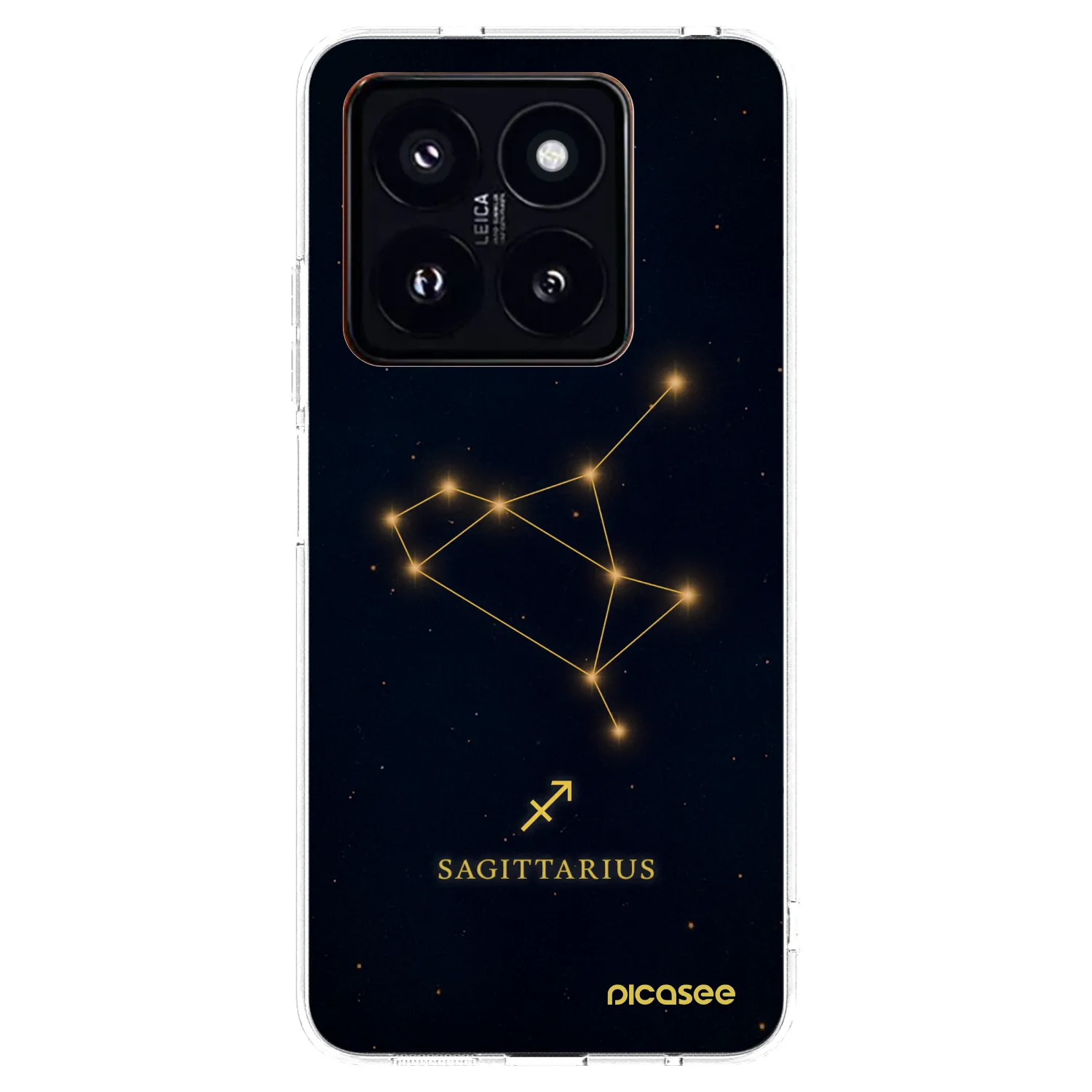 Picasee silikonowe przeźroczyste etui na Xiaomi 14 Pro - SAGITTARIUS