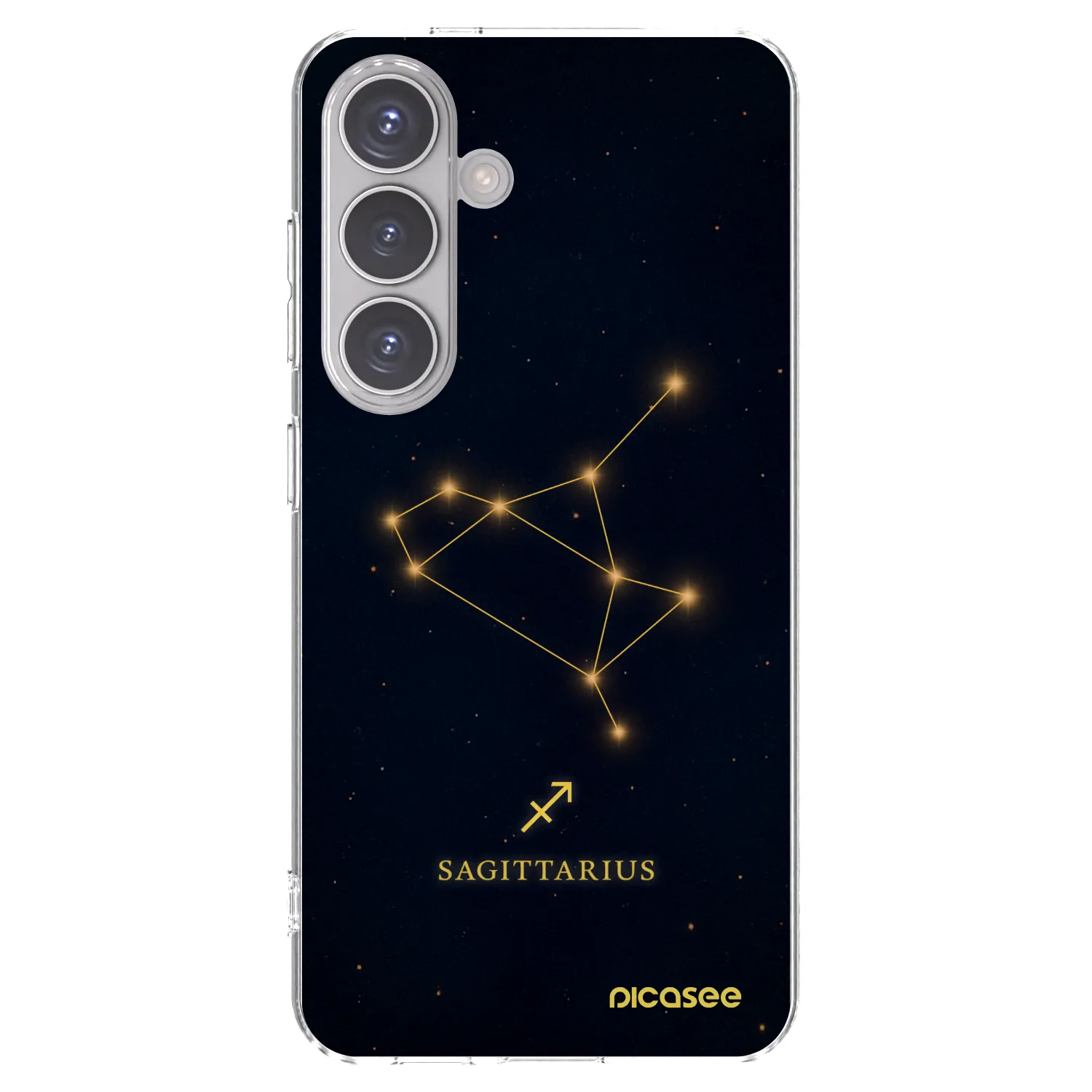 Picasee silikonowe przeźroczyste etui na Samsung Galaxy S24 S921B 5G - SAGITTARIUS