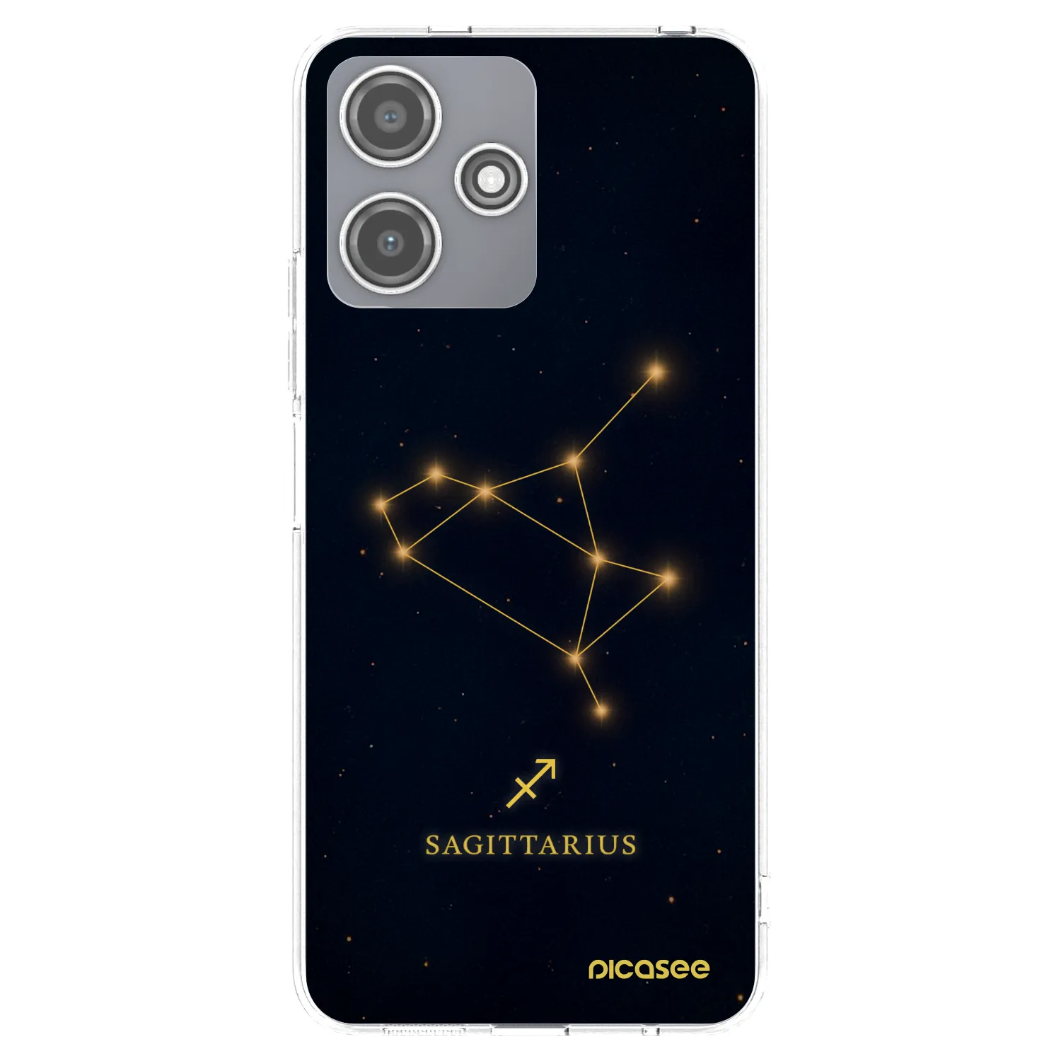 Picasee silikonowe przeźroczyste etui na Xiaomi Redmi 12 5G - SAGITTARIUS