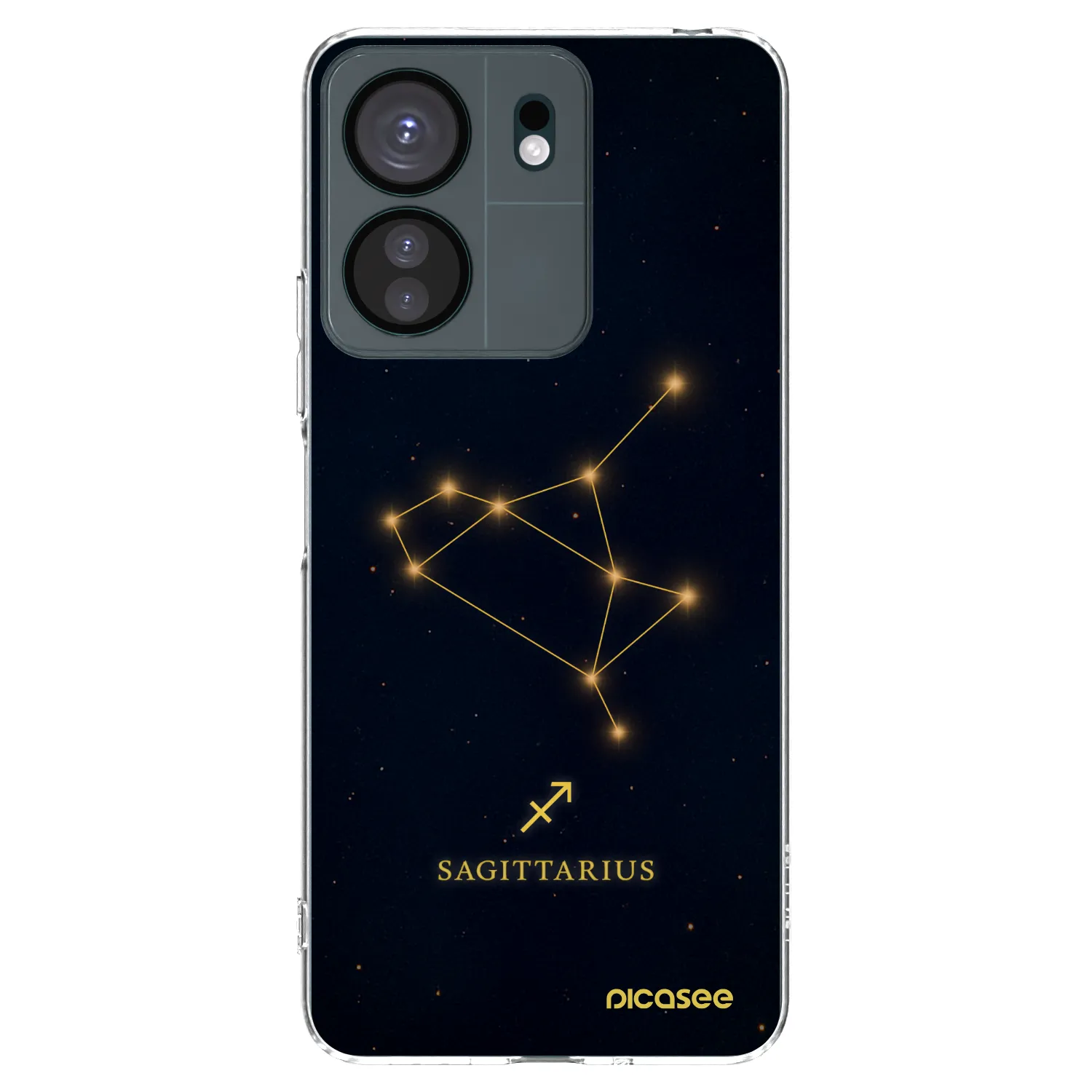 Picasee silikonowe przeźroczyste etui na Xiaomi Redmi 13C 4G - SAGITTARIUS