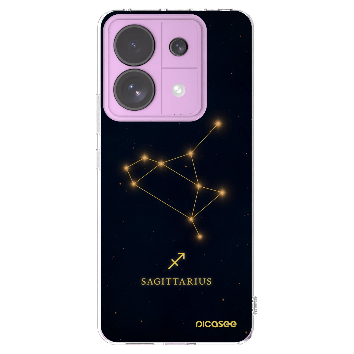 Picasee silikonowe przeźroczyste etui na Xiaomi Redmi Note 13 Pro 5G - SAGITTARIUS