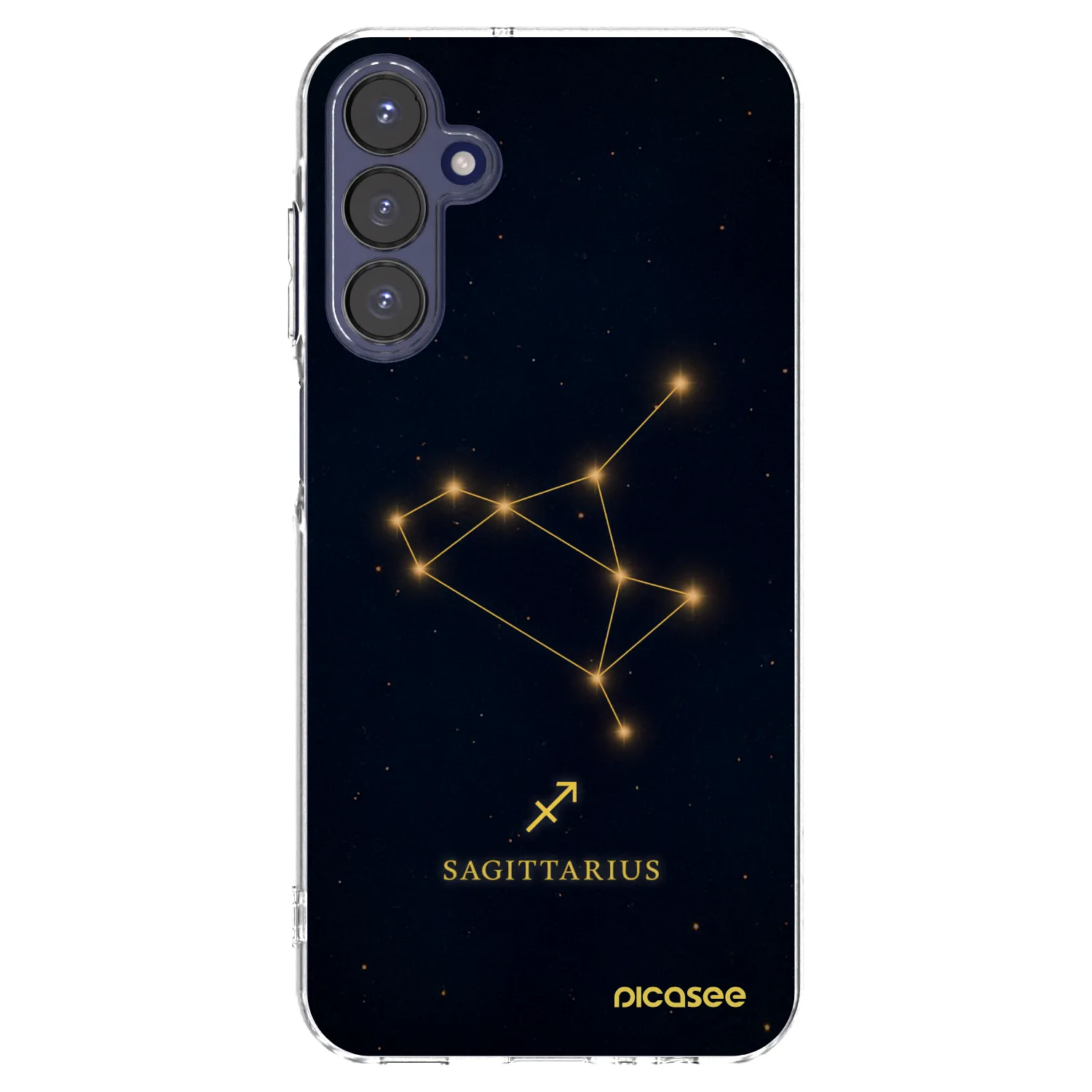 Picasee silikonowe przeźroczyste etui na Samsung Galaxy A15 A155F 4G - SAGITTARIUS