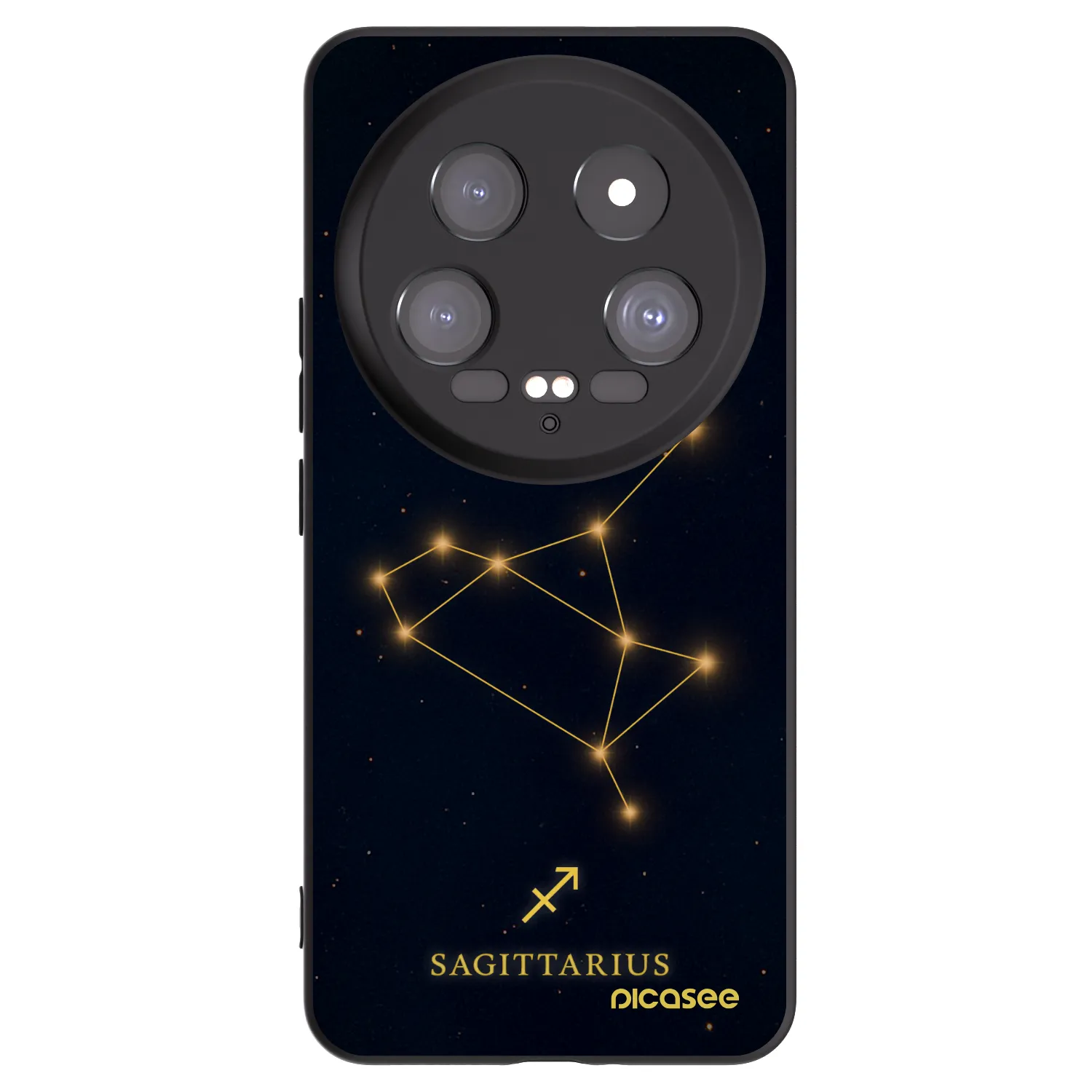 Picasee silikonowe czarne etui na Xiaomi 14 Ultra - SAGITTARIUS
