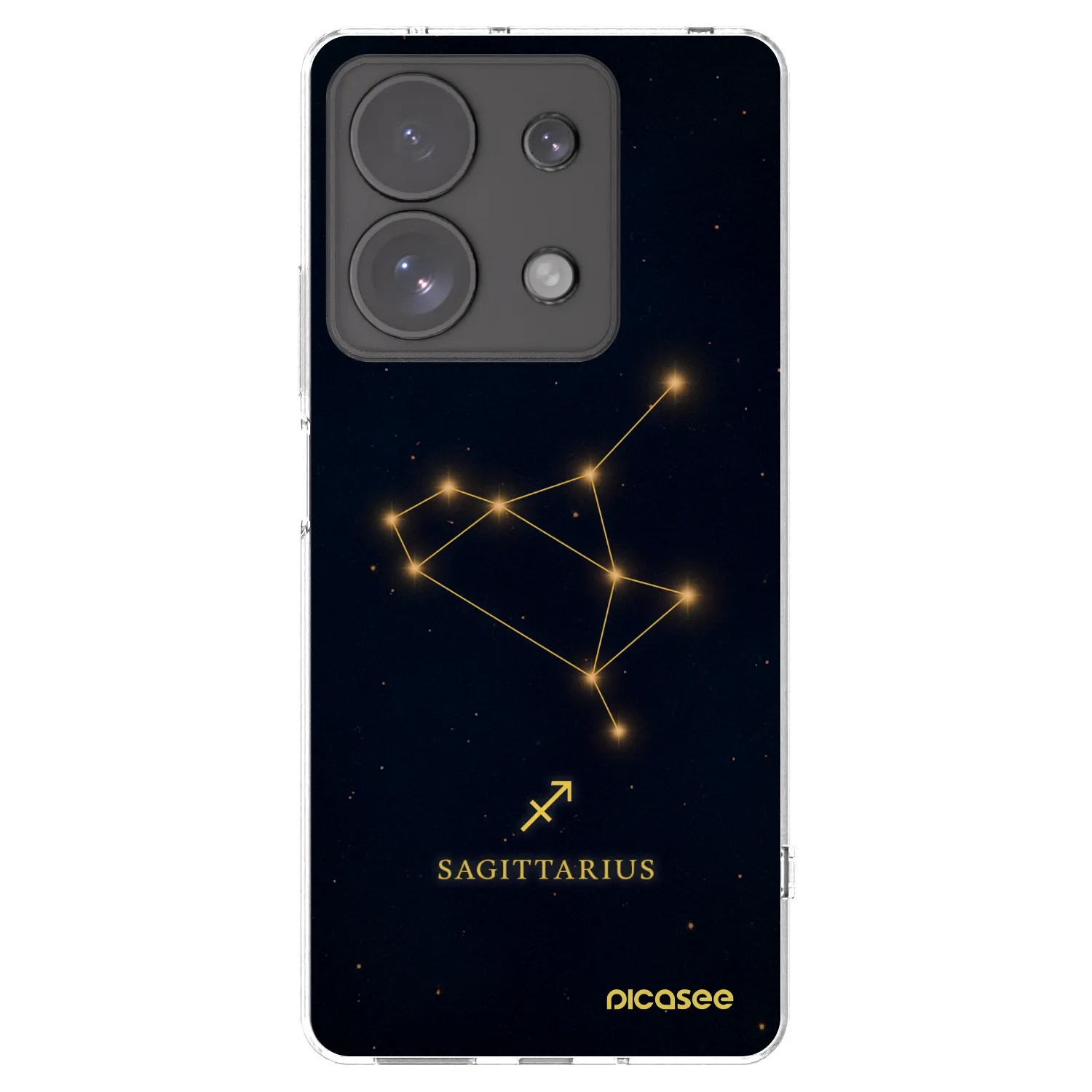 Picasee silikonowe przeźroczyste etui na Xiaomi Redmi Note 13 Pro 4G - SAGITTARIUS