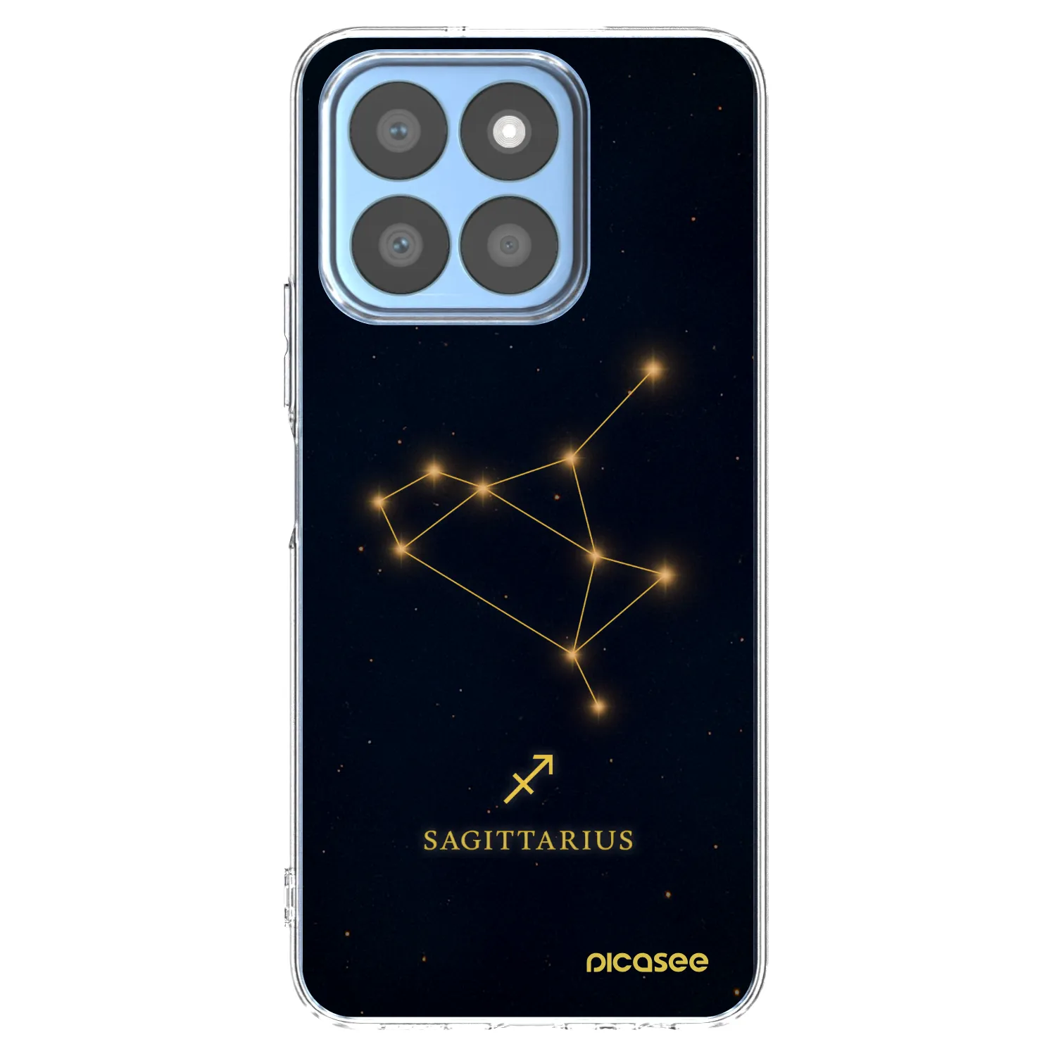 Picasee silikonowe przeźroczyste etui na Honor X8b - SAGITTARIUS