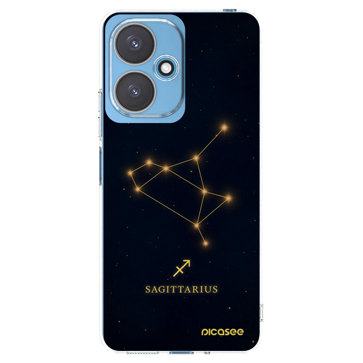 Picasee silikonowe przeźroczyste etui na Xiaomi Redmi 13C 5G - SAGITTARIUS