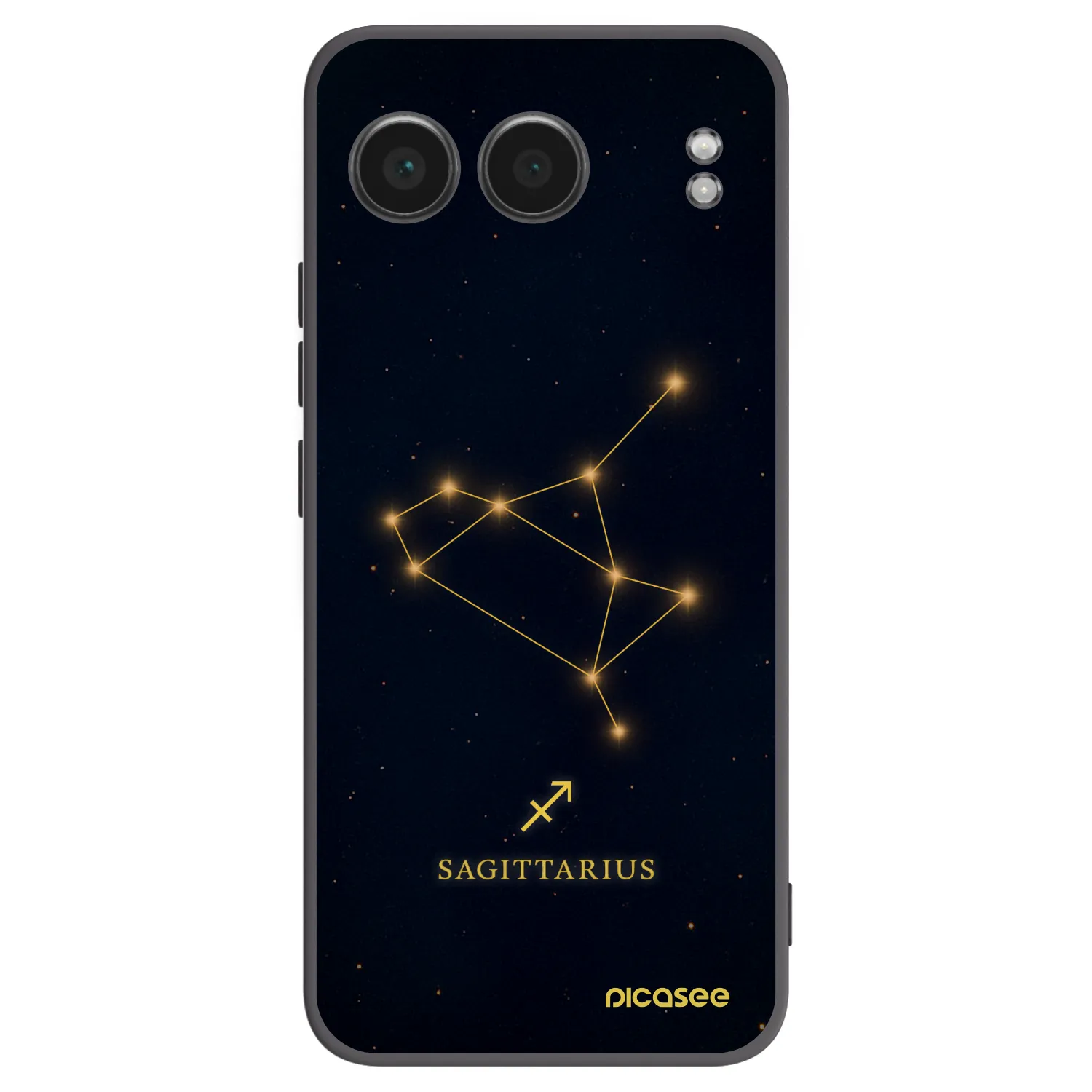 Picasee silikonowe czarne etui na OnePlus Nord 4 - SAGITTARIUS