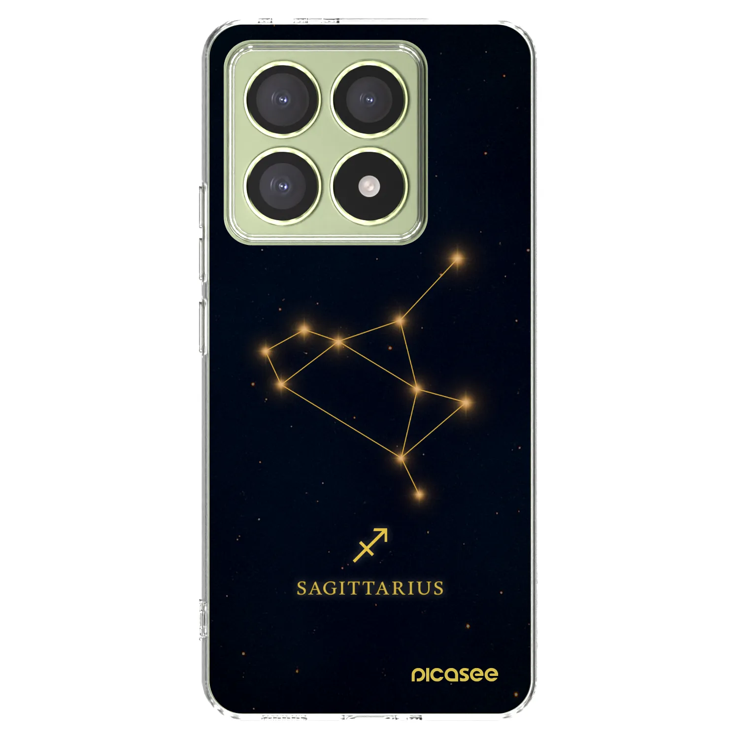 Picasee silikonowe przeźroczyste etui na Xiaomi 14T - SAGITTARIUS