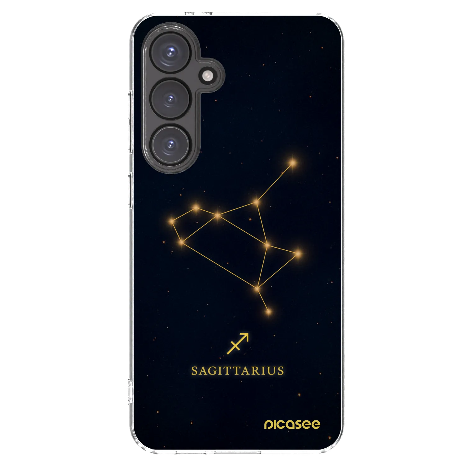 Picasee silikonowe przeźroczyste etui na Samsung Galaxy S24 FE S721B - SAGITTARIUS
