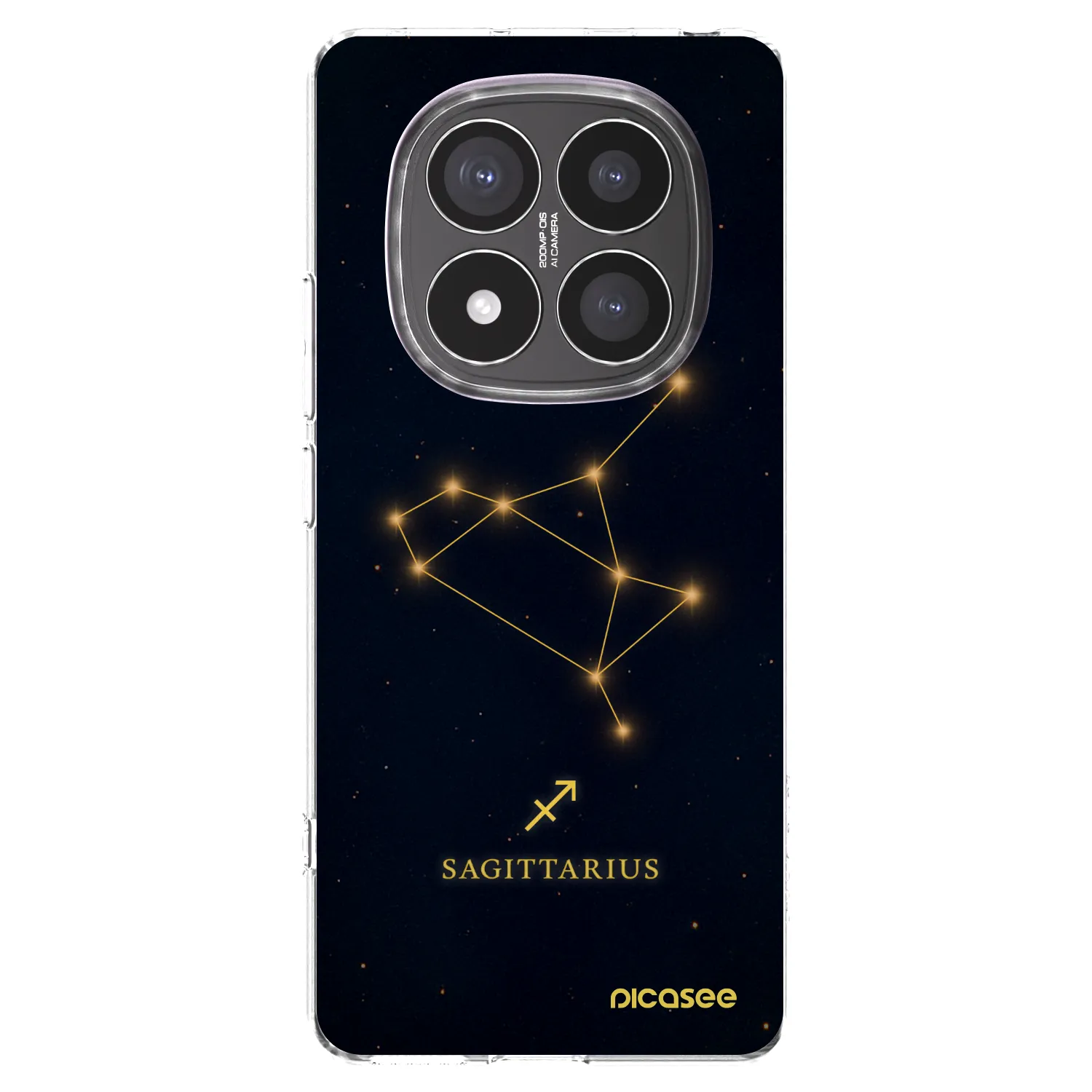 Picasee silikonowe przeźroczyste etui na Xiaomi Redmi Note 14 Pro+ 5G - SAGITTARIUS
