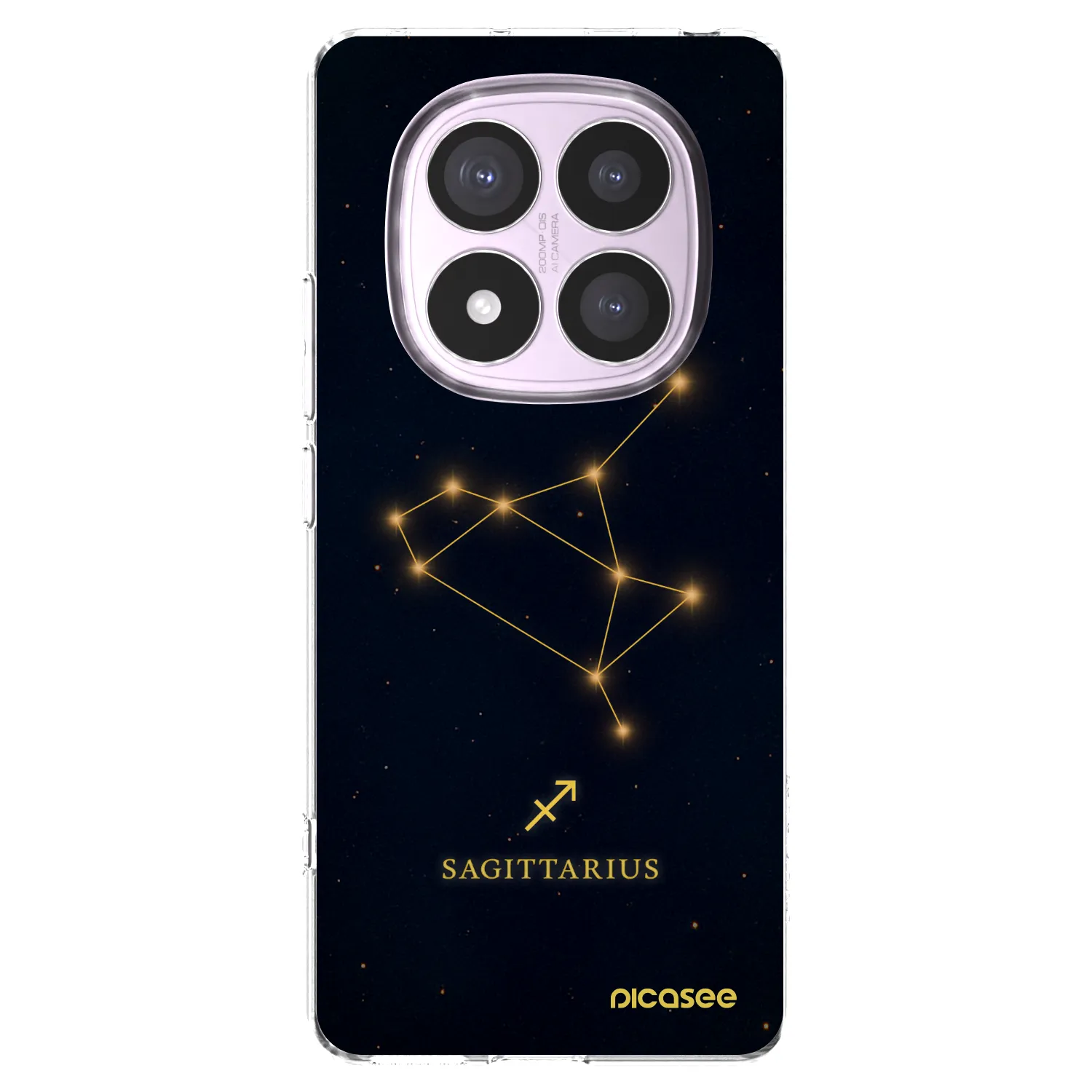Picasee silikonowe przeźroczyste etui na Xiaomi Redmi Note 14 Pro 5G - SAGITTARIUS