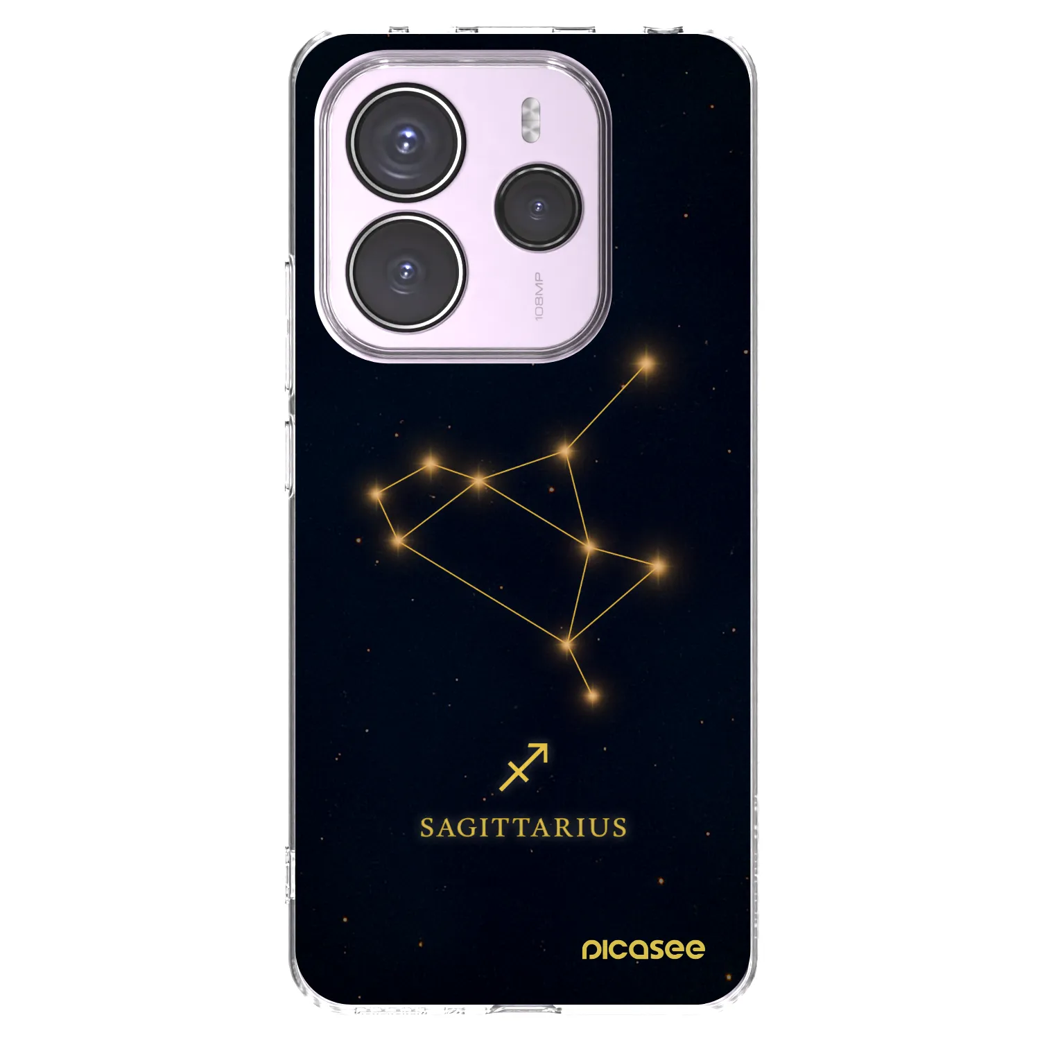 Picasee silikonowe przeźroczyste etui na Xiaomi Redmi Note 14 5G - SAGITTARIUS