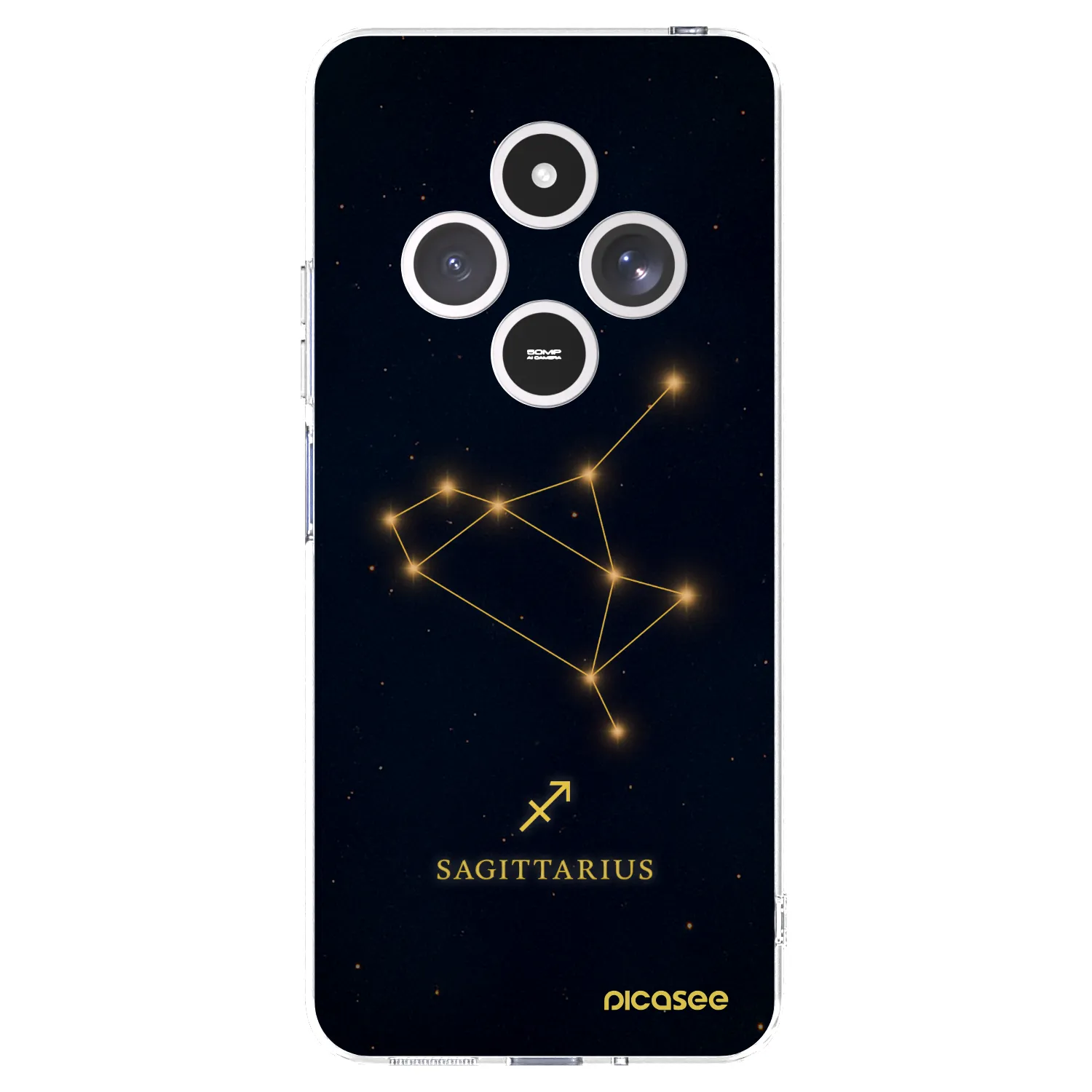 Picasee silikonowe przeźroczyste etui na Xiaomi Redmi 14C - SAGITTARIUS