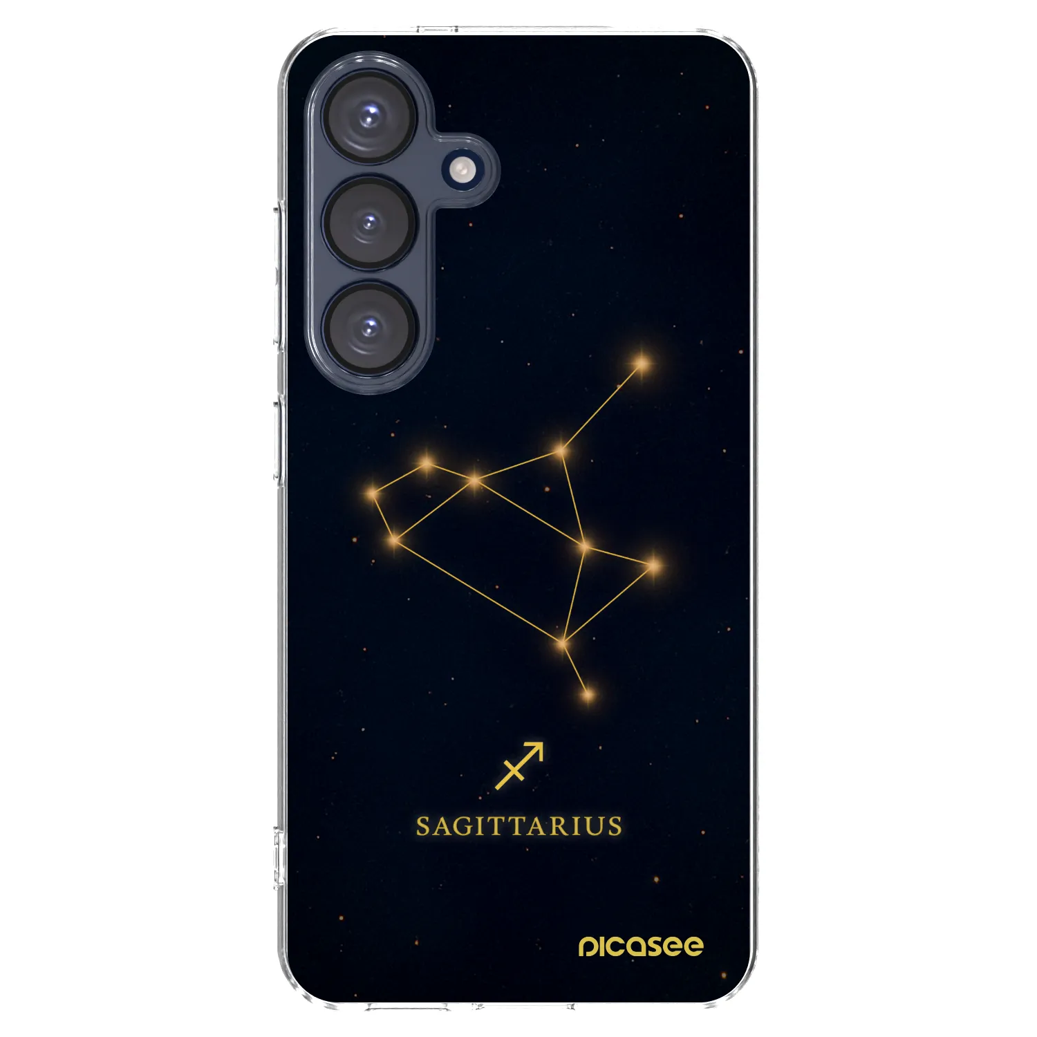 Picasee silikonowe przeźroczyste etui na Samsung Galaxy S25 5G - SAGITTARIUS