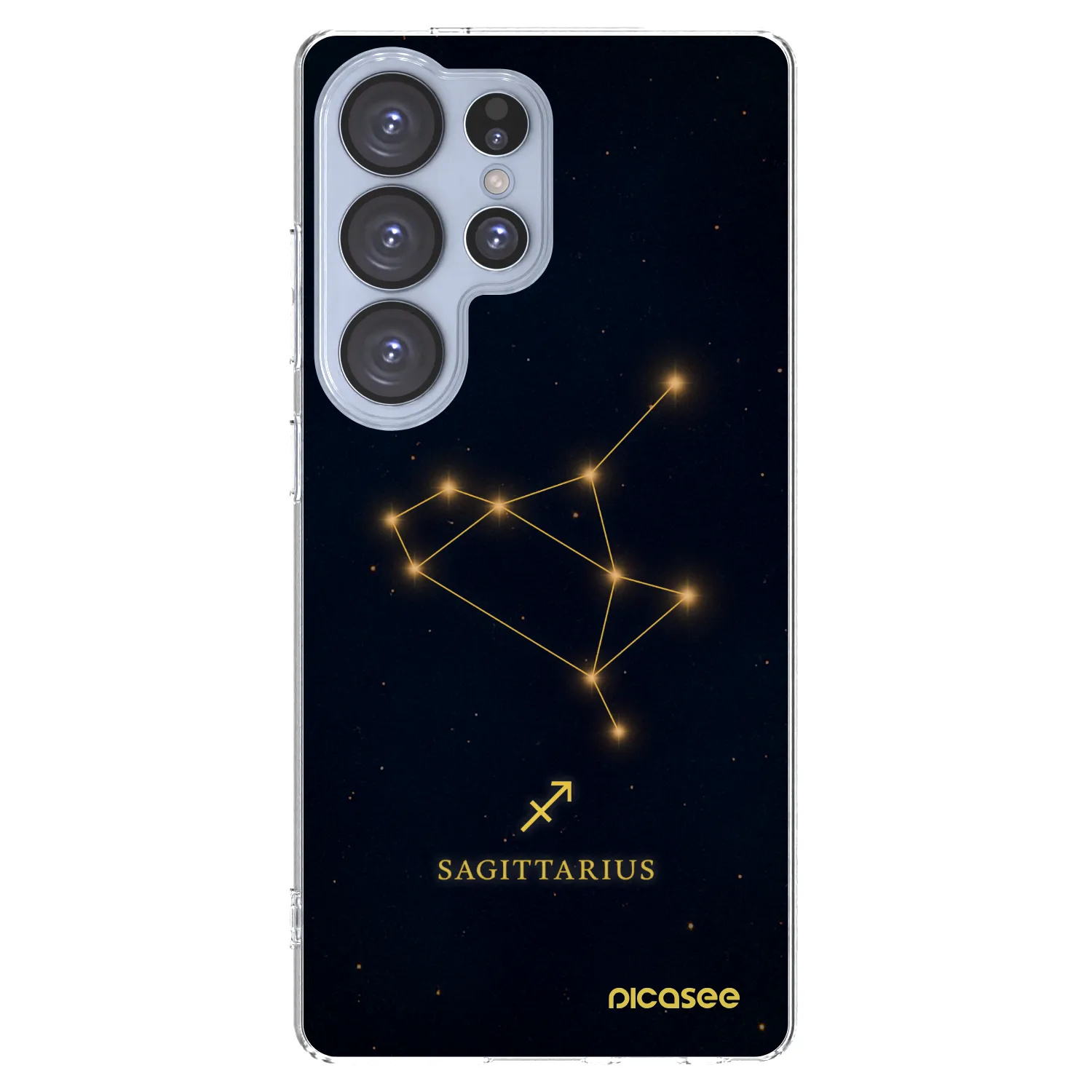 Picasee silikonowe przeźroczyste etui na Samsung Galaxy S25 Ultra 5G - SAGITTARIUS