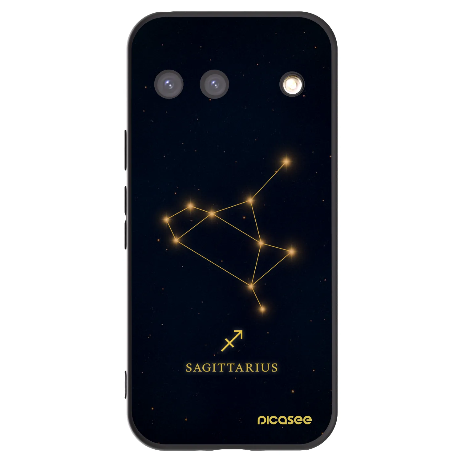 Picasee silikonowe czarne etui na Google Pixel 9 - SAGITTARIUS
