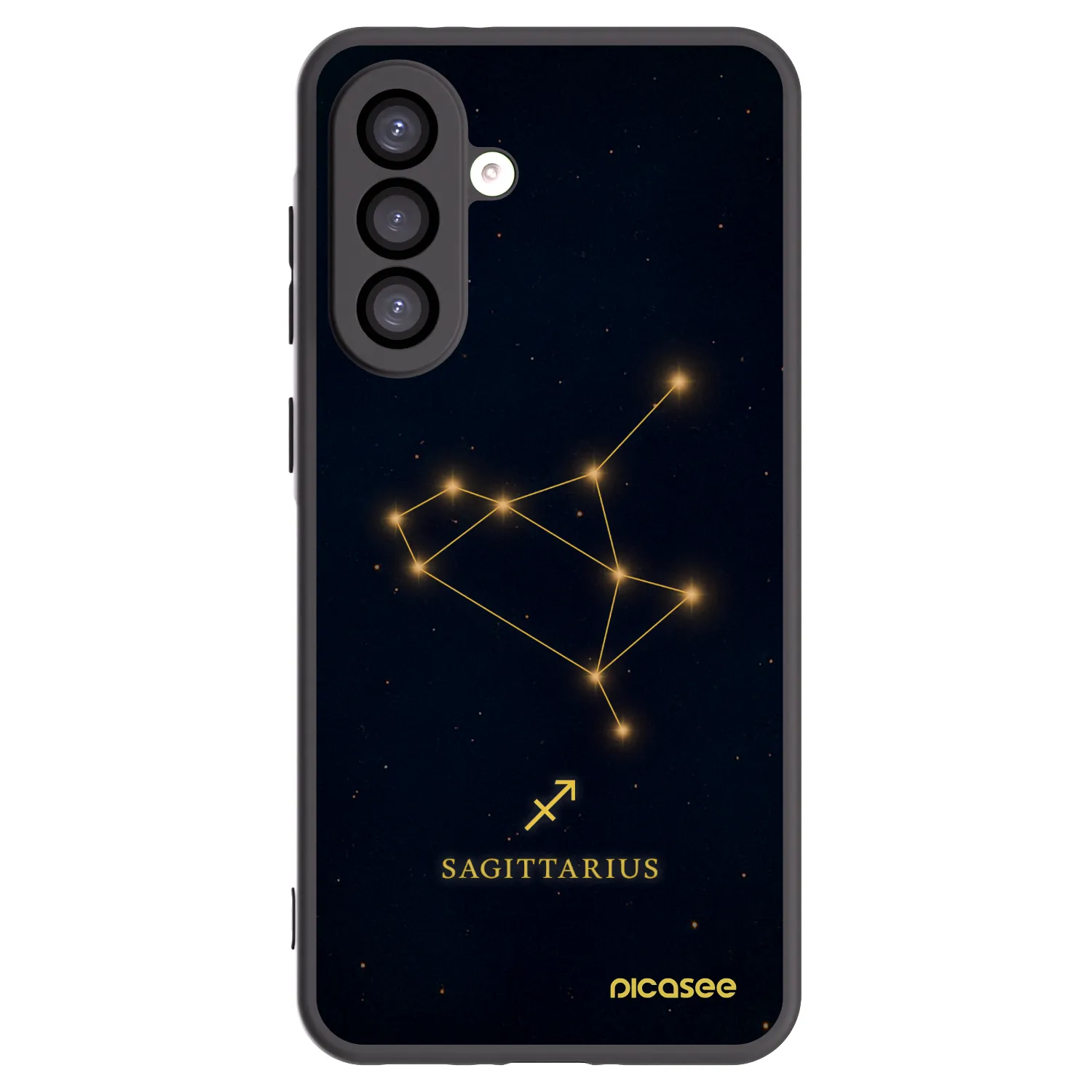 Picasee silikonowe czarne etui na Samsung Galaxy A26 5G A266B - SAGITTARIUS
