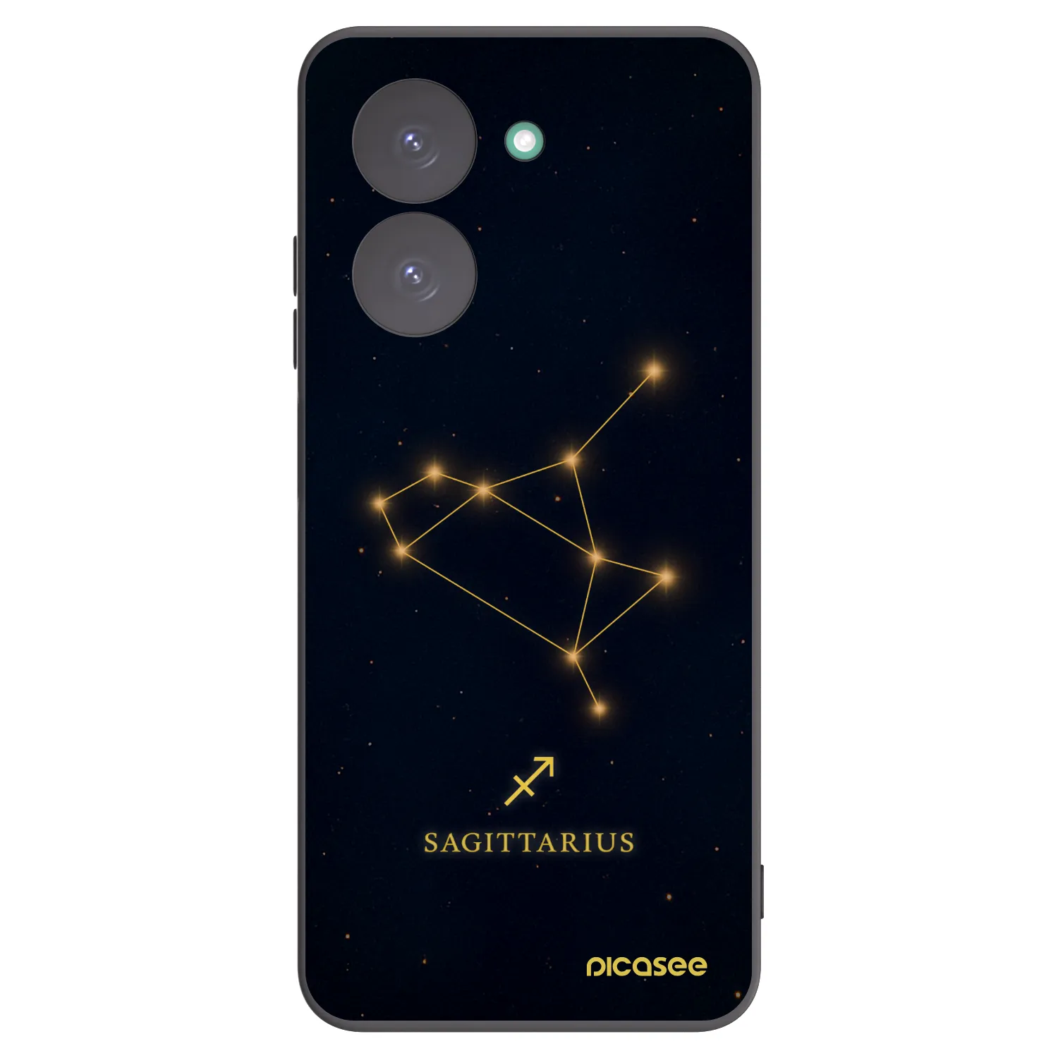 Picasee silikonowe czarne etui na Xiaomi Redmi A5 - SAGITTARIUS