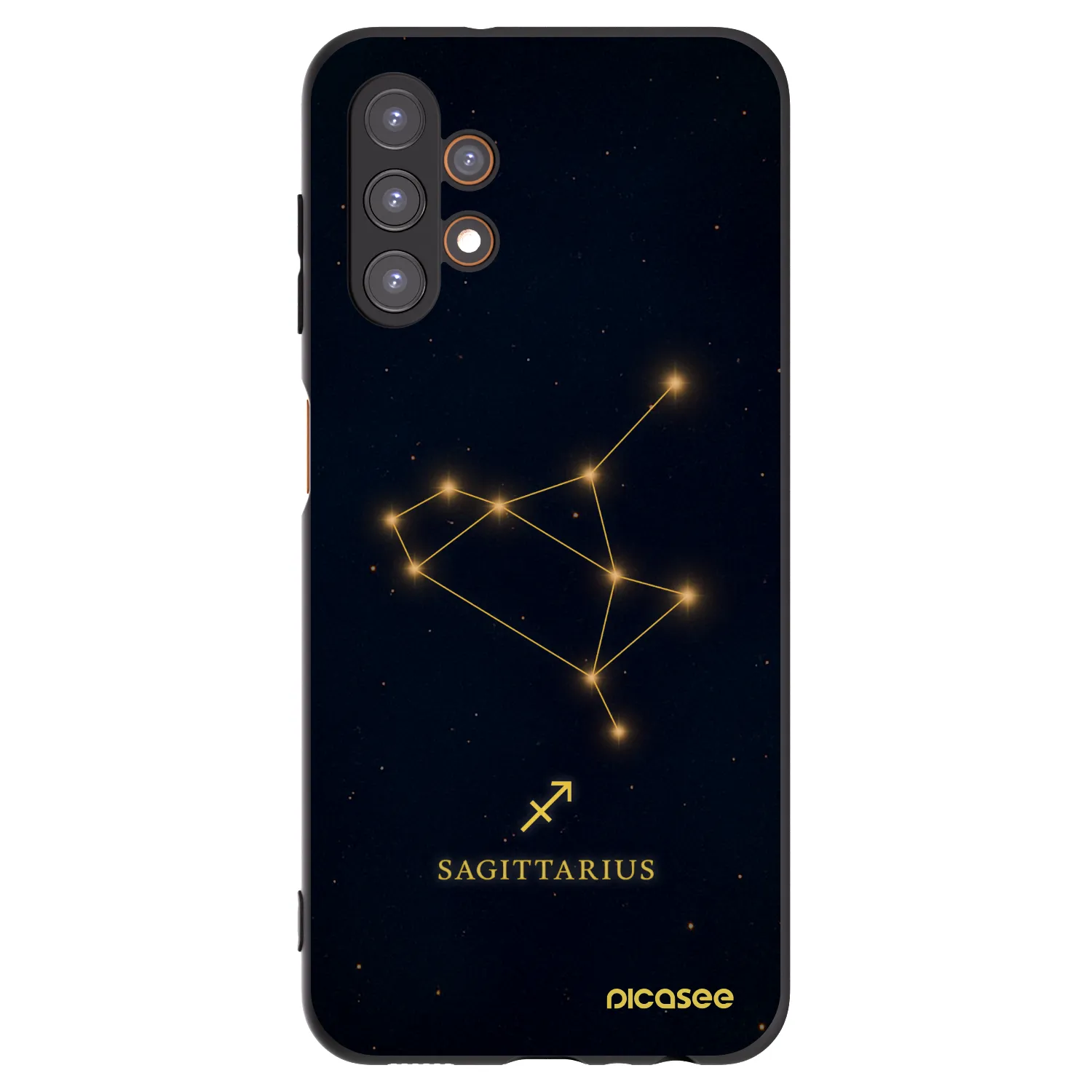 Picasee silikonowe czarne etui na Samsung Galaxy A13 5G - SAGITTARIUS
