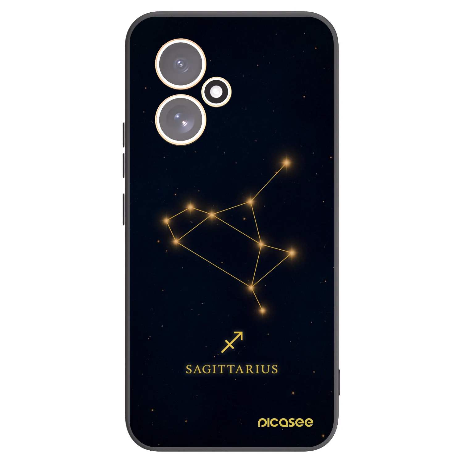 Picasee silikonowe czarne etui na Honor 400 5G - SAGITTARIUS